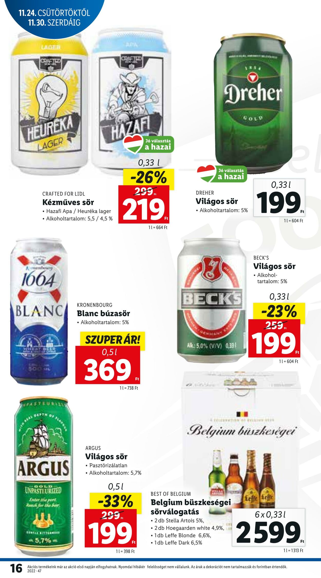 Flyer Lidl 24.11.2022 - 30.11.2022