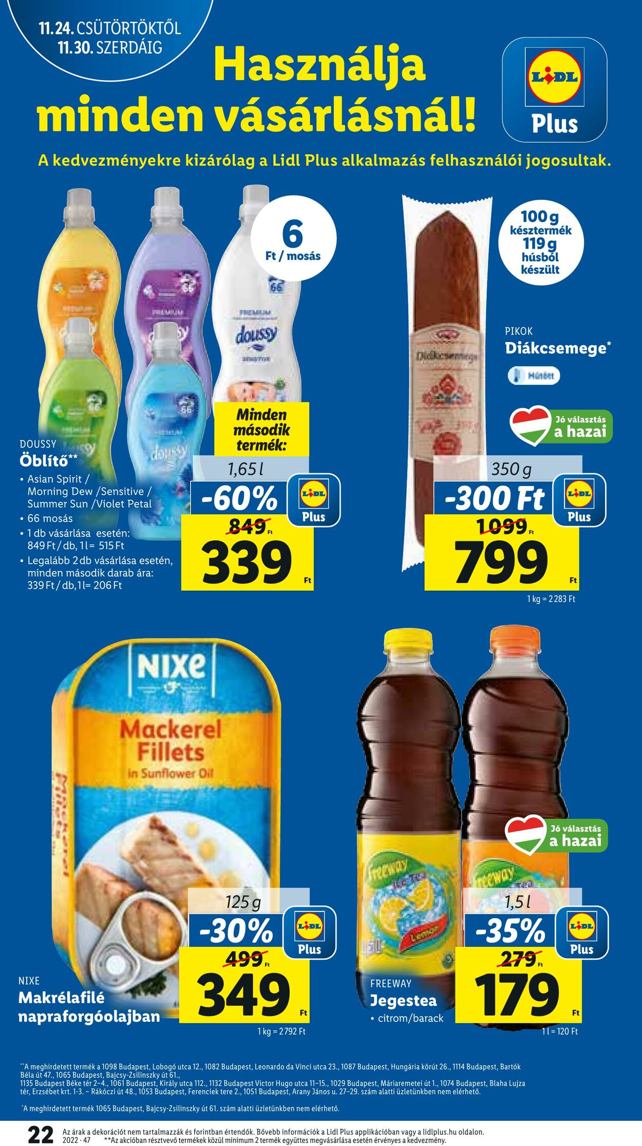 Flyer Lidl 24.11.2022 - 30.11.2022