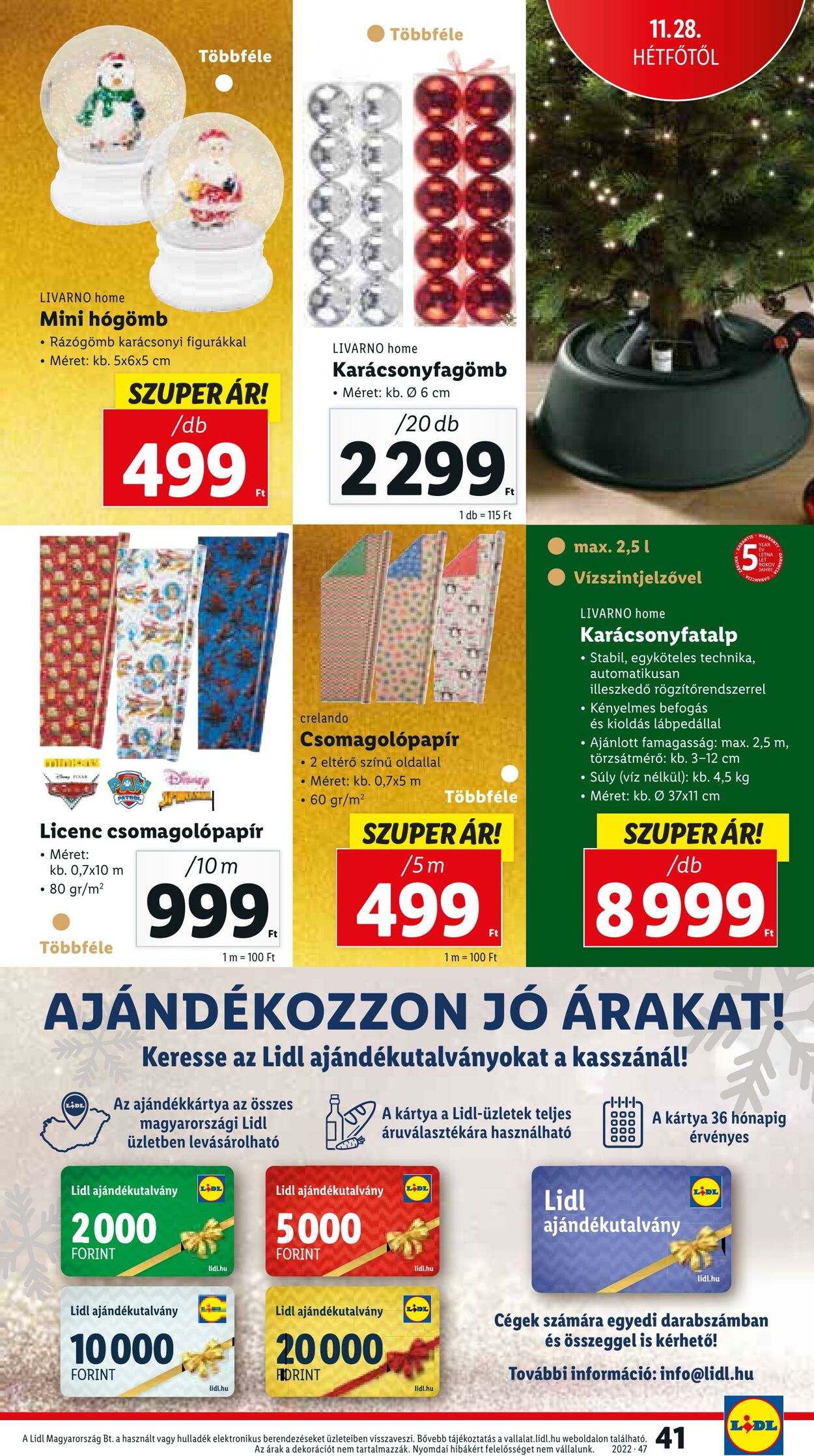 Flyer Lidl 24.11.2022 - 30.11.2022