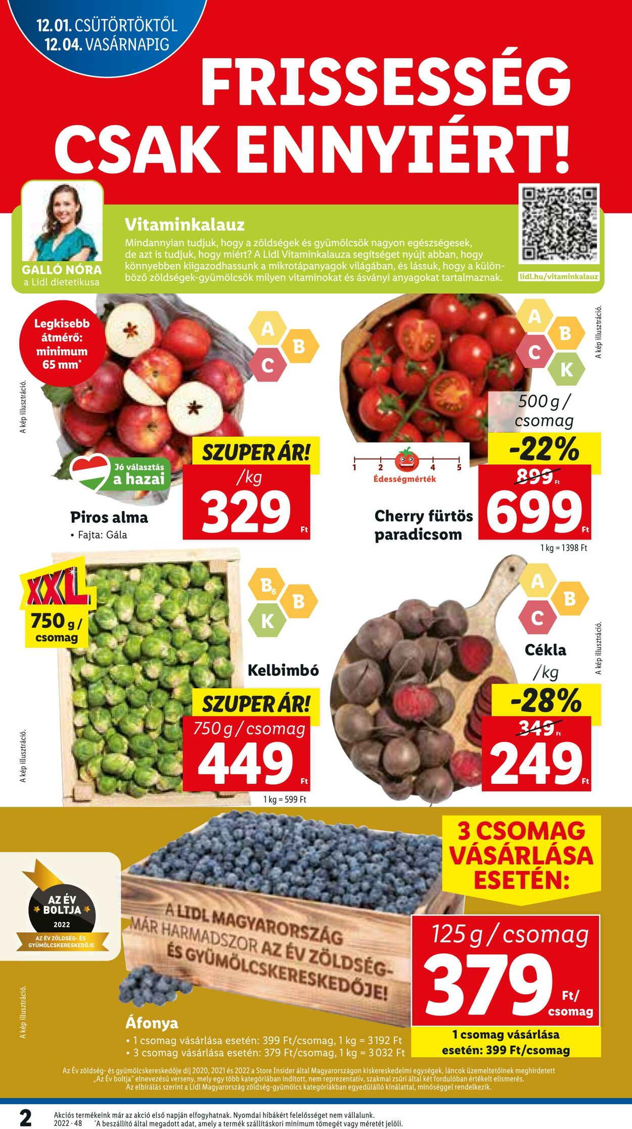 Flyer Lidl 01.12.2022 - 07.12.2022