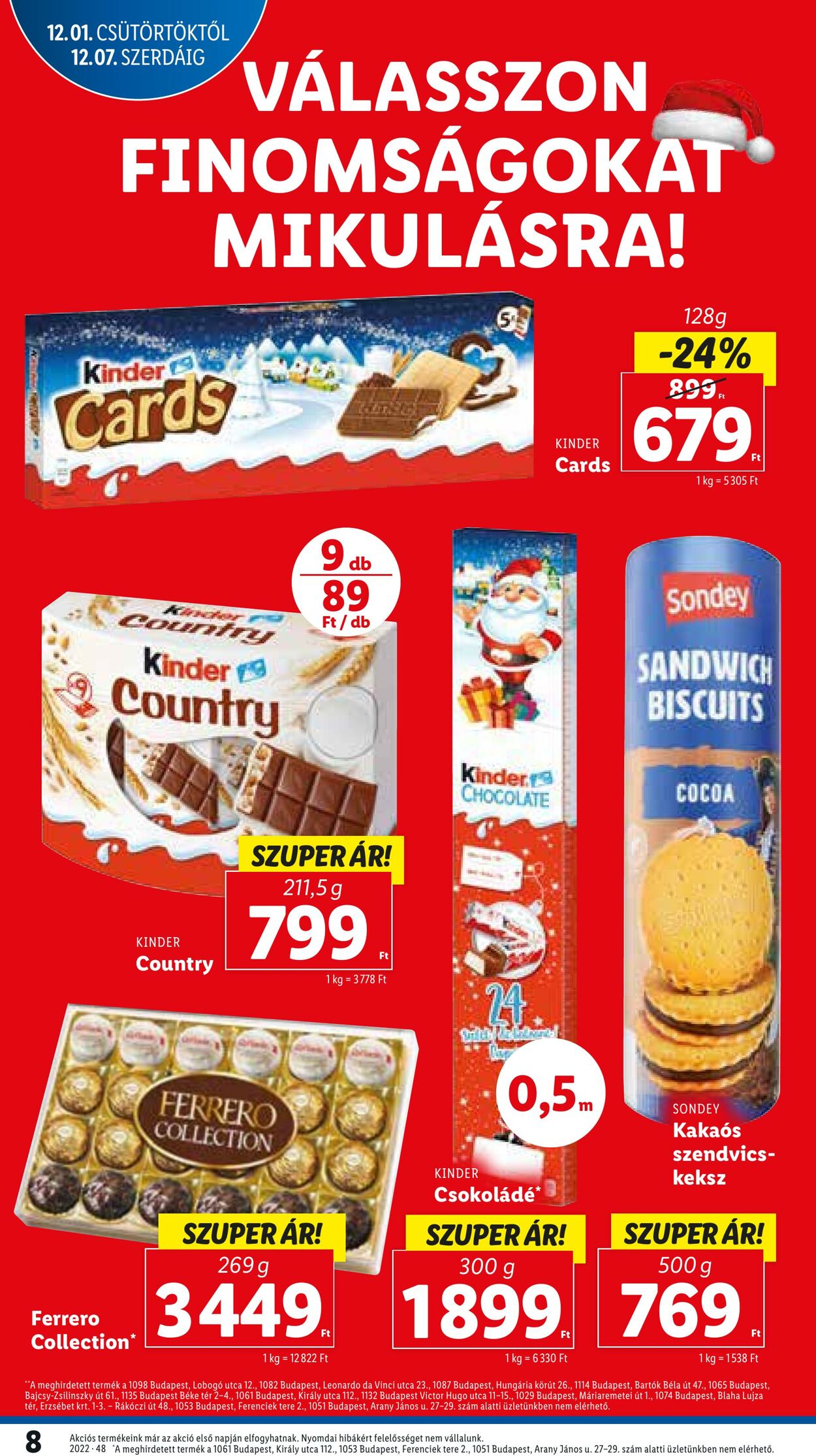 Flyer Lidl 01.12.2022 - 07.12.2022