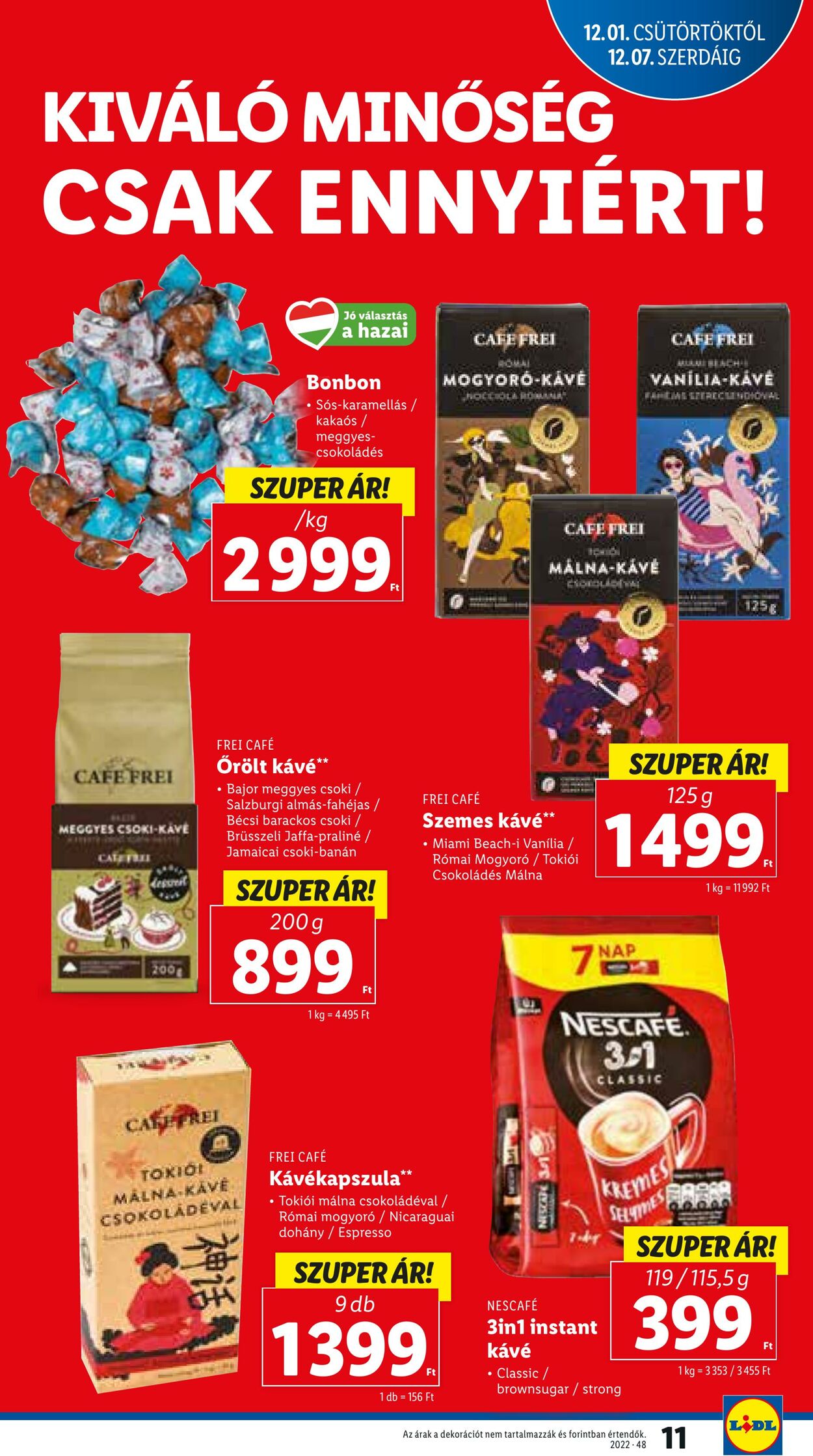 Flyer Lidl 01.12.2022 - 07.12.2022