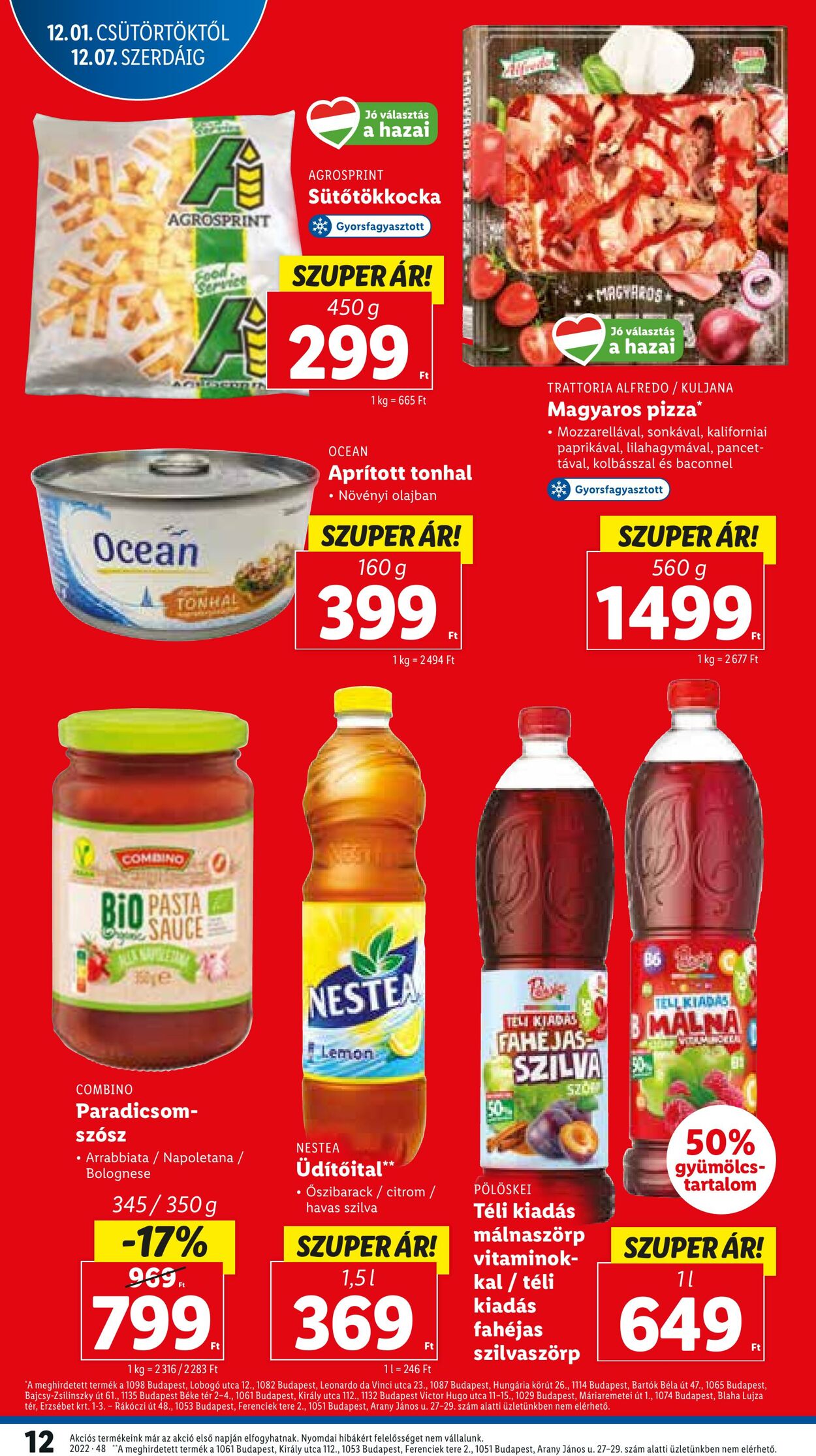 Flyer Lidl 01.12.2022 - 07.12.2022