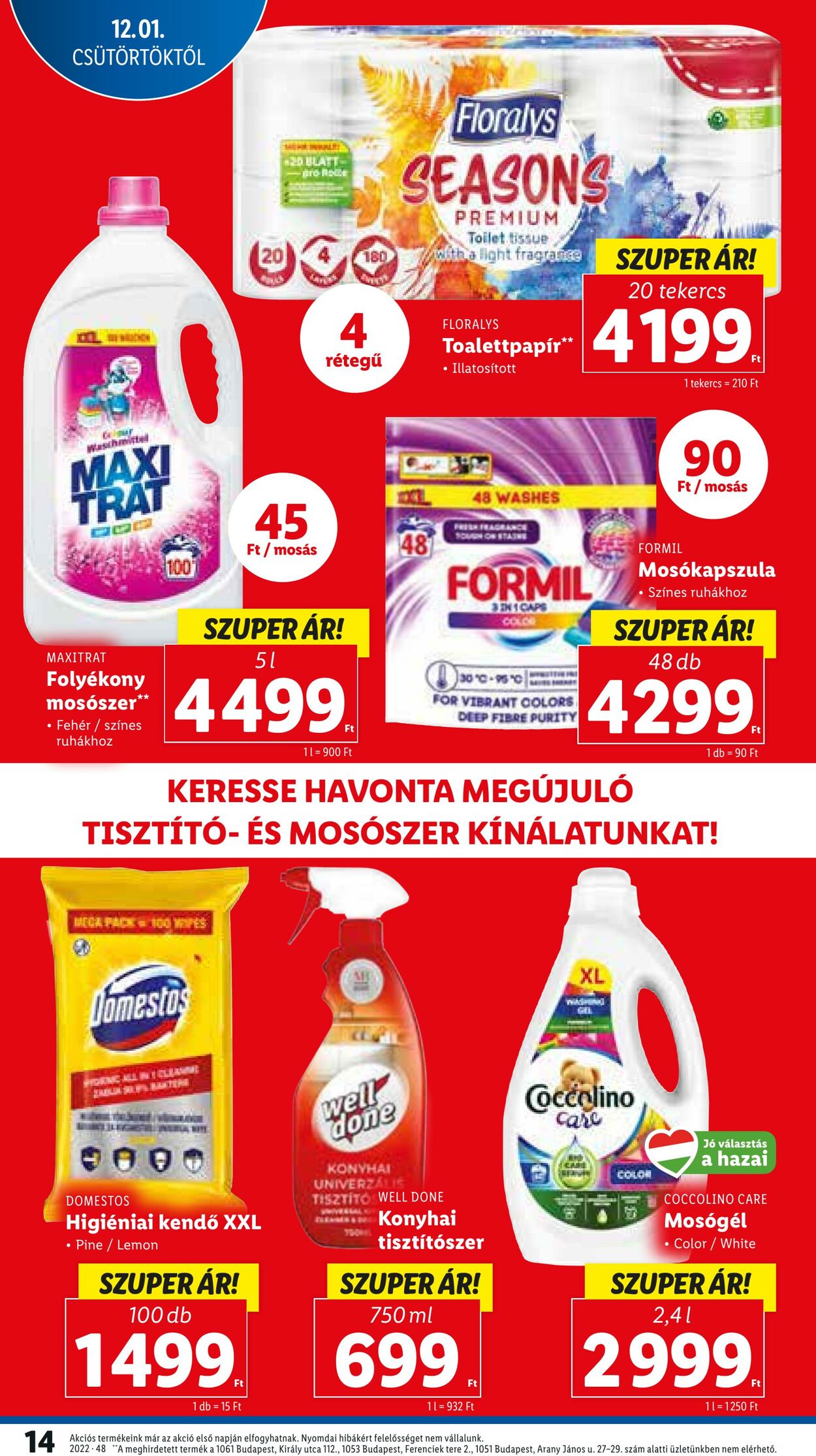 Flyer Lidl 01.12.2022 - 07.12.2022