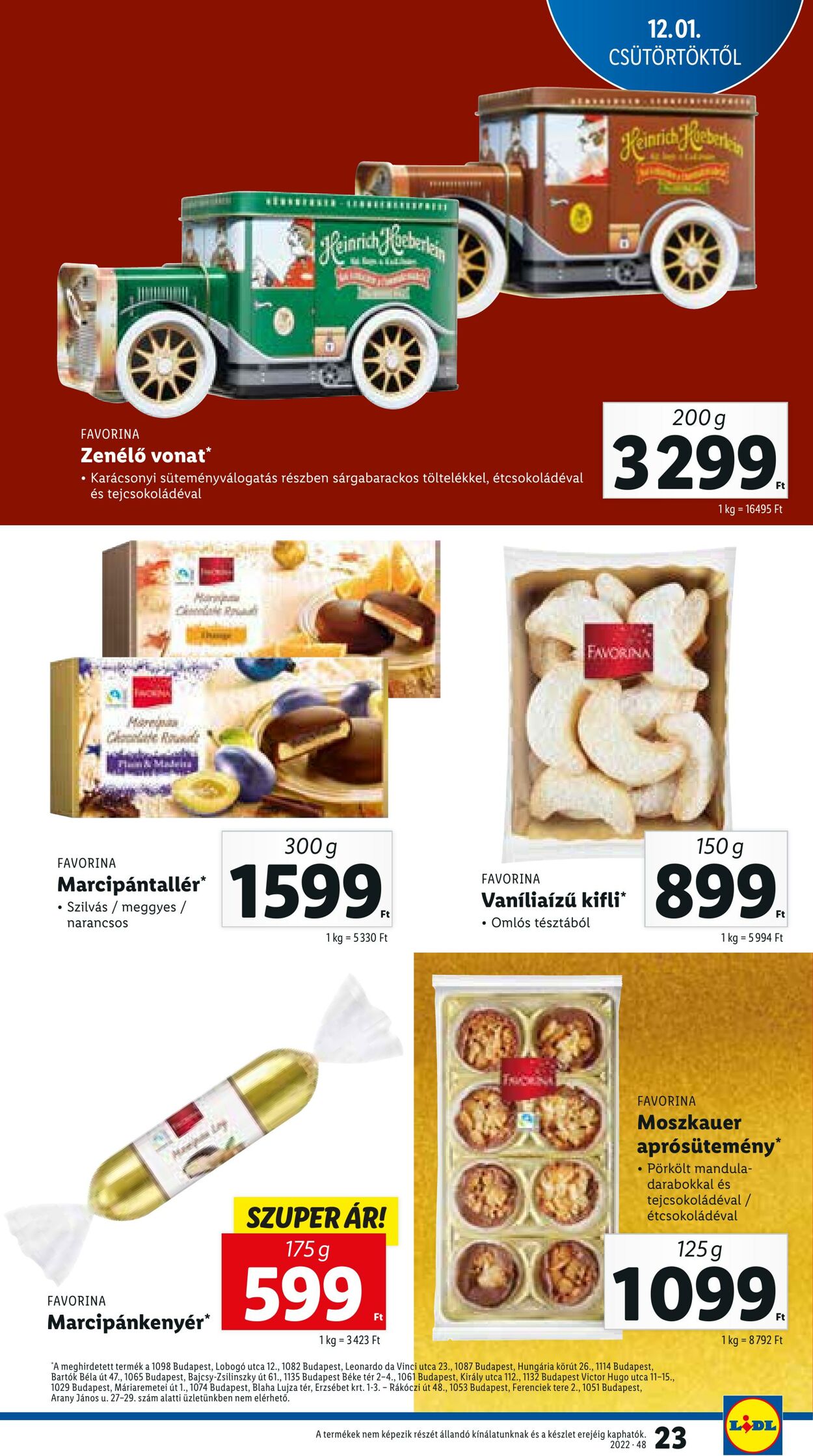 Flyer Lidl 01.12.2022 - 07.12.2022