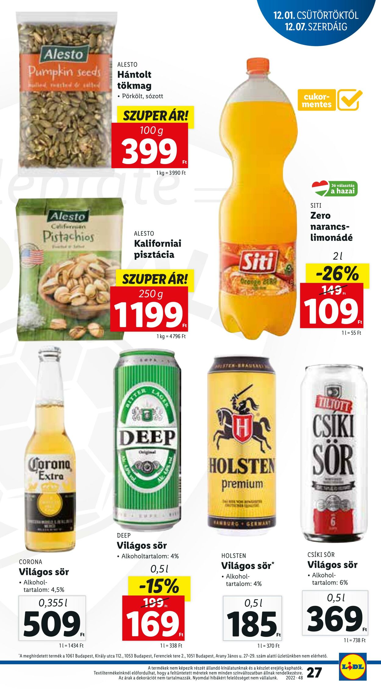 Flyer Lidl 01.12.2022 - 07.12.2022