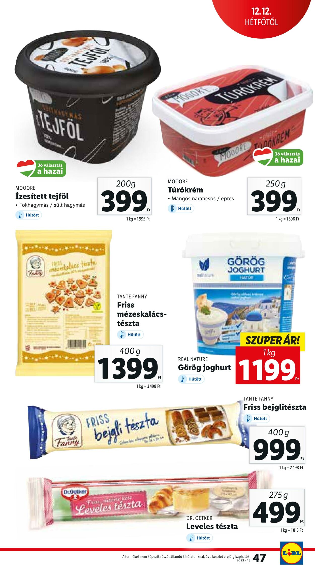 Flyer Lidl 08.12.2022 - 14.12.2022