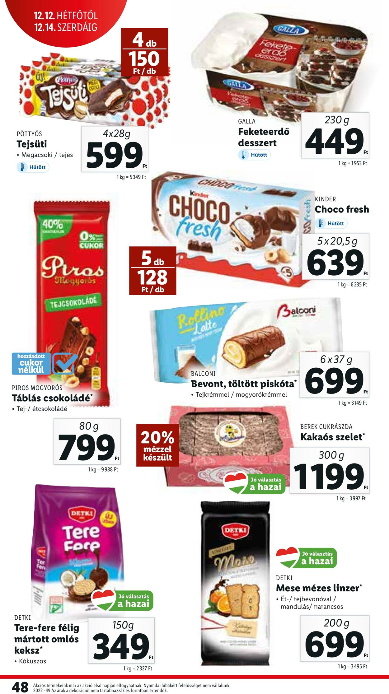 Flyer Lidl 08.12.2022 - 14.12.2022