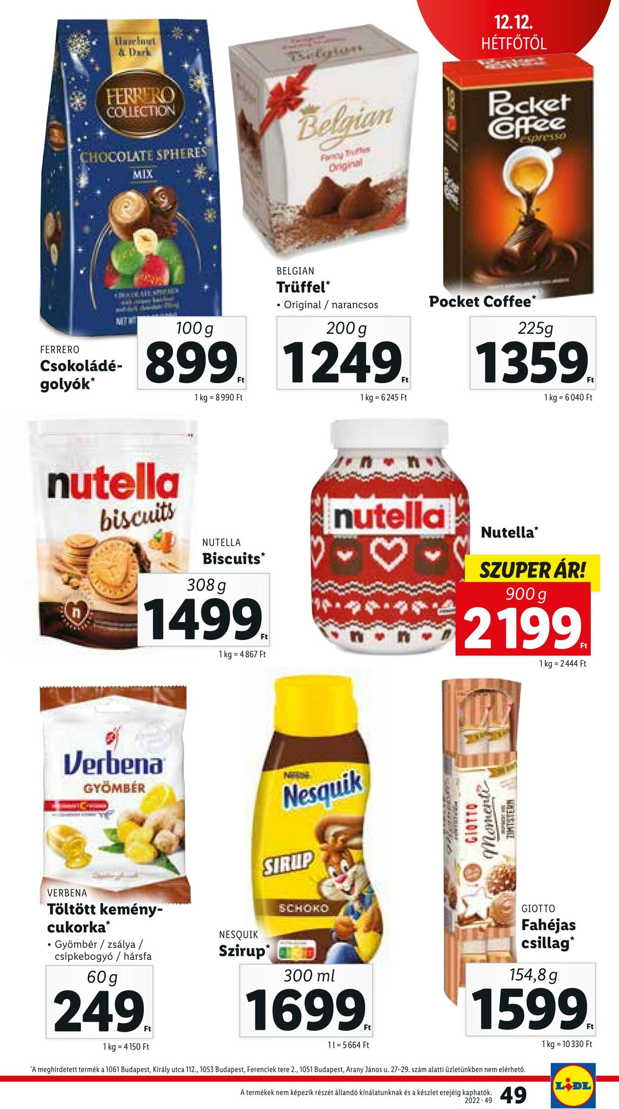 Flyer Lidl 08.12.2022 - 14.12.2022