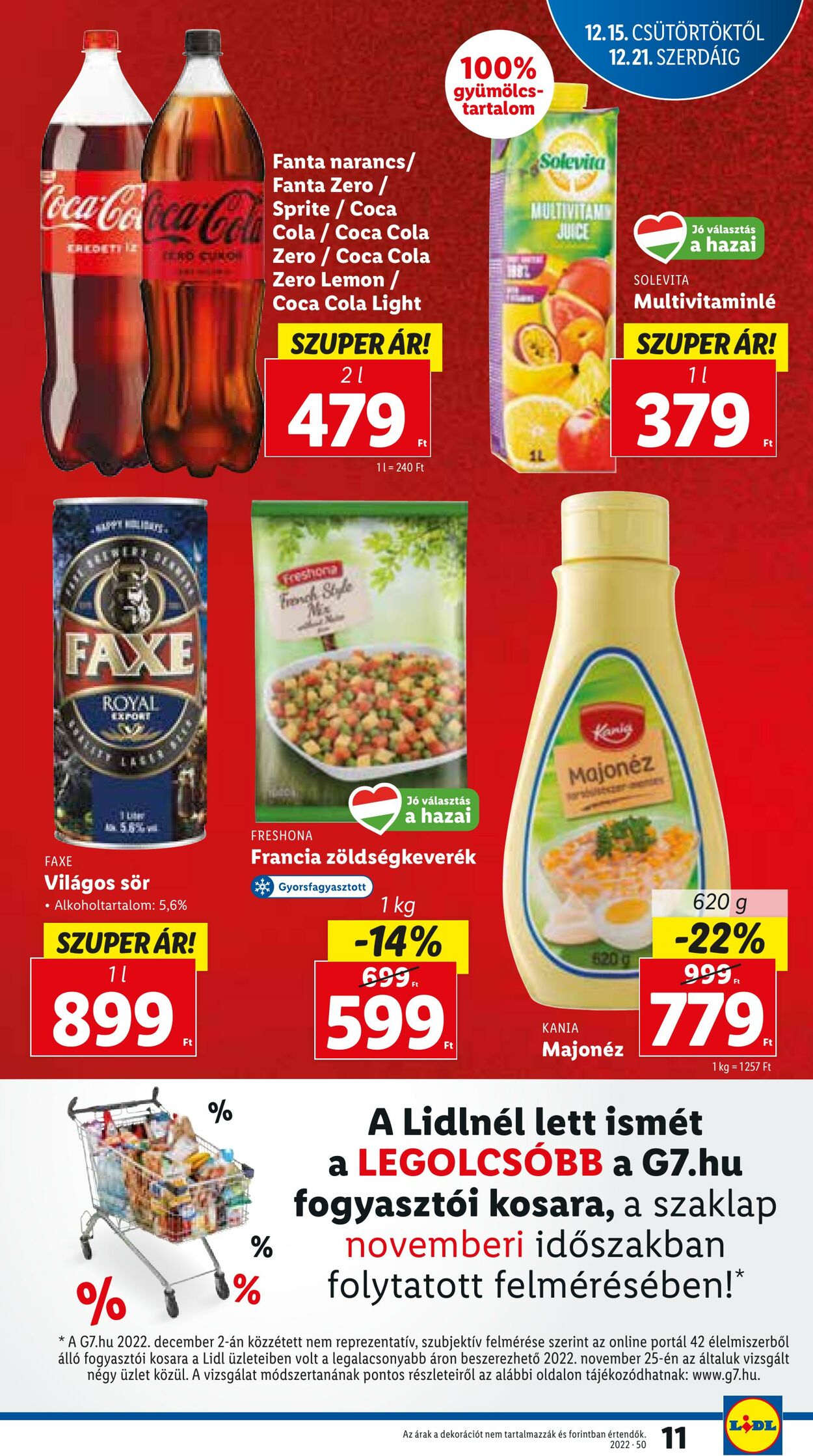 Flyer Lidl 15.12.2022 - 21.12.2022