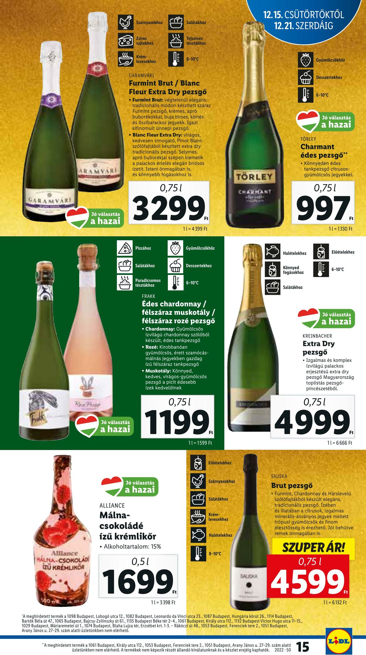 Flyer Lidl 15.12.2022 - 21.12.2022