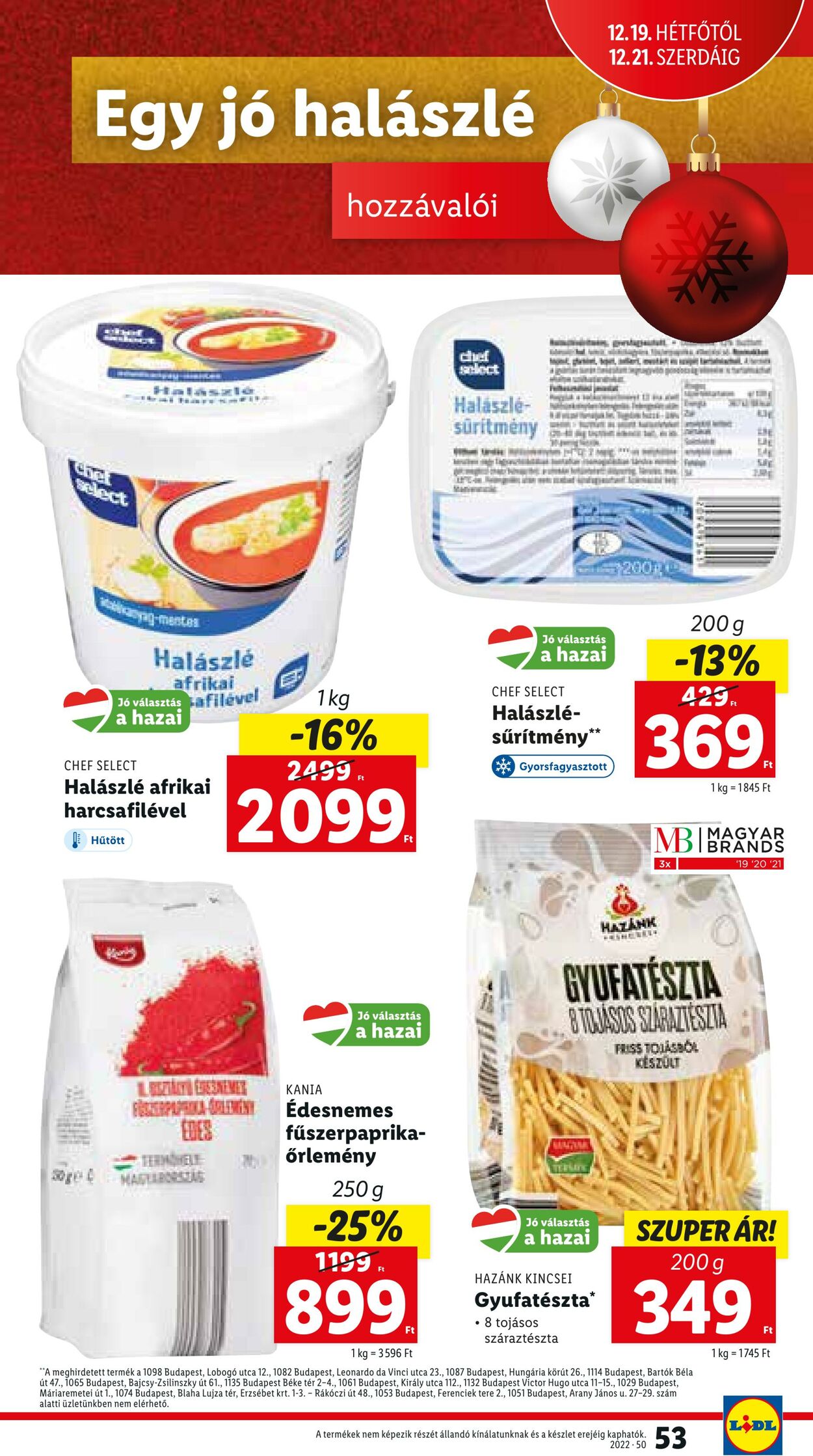 Flyer Lidl 15.12.2022 - 21.12.2022