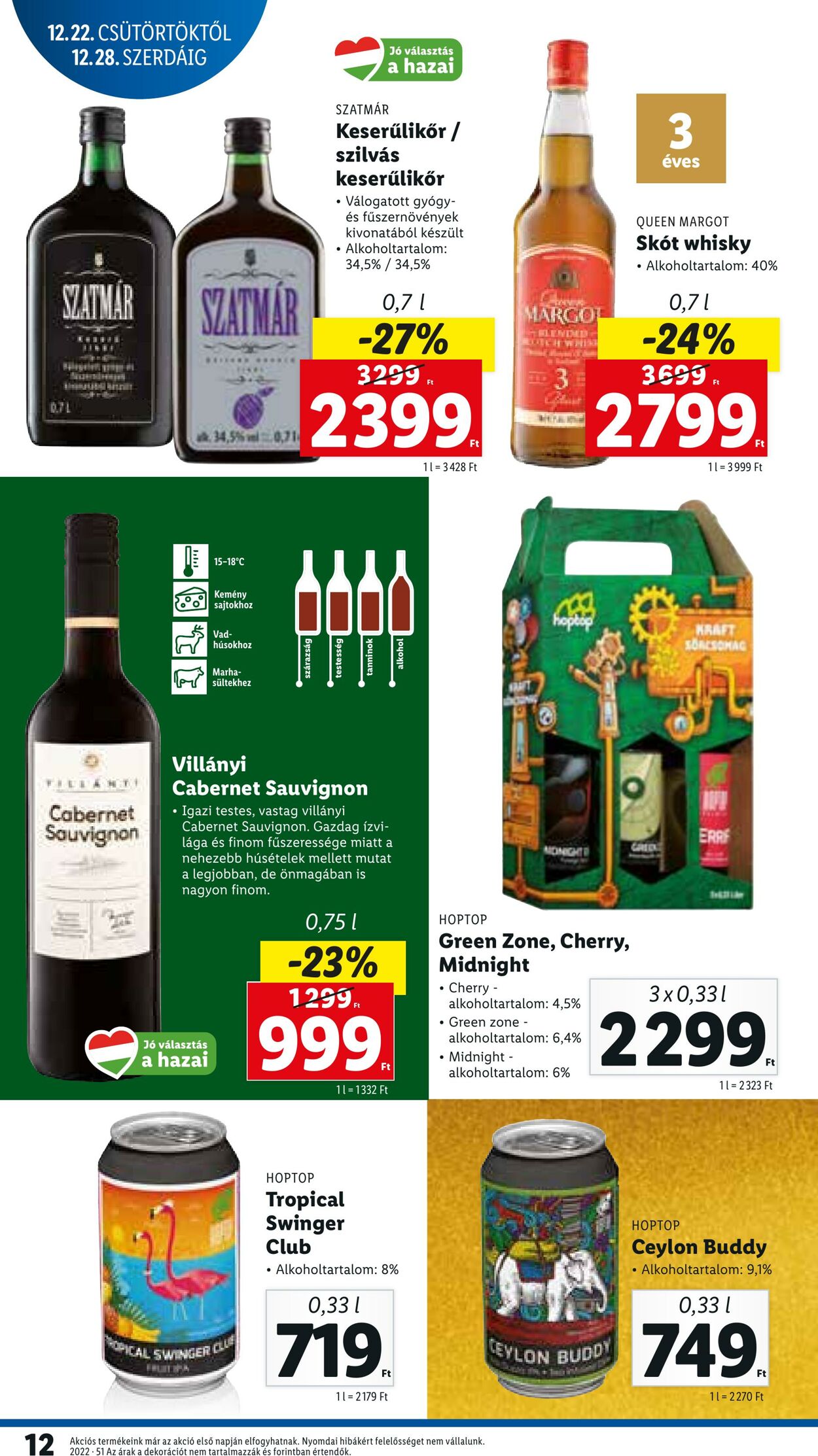 Flyer Lidl 22.12.2022 - 24.12.2022