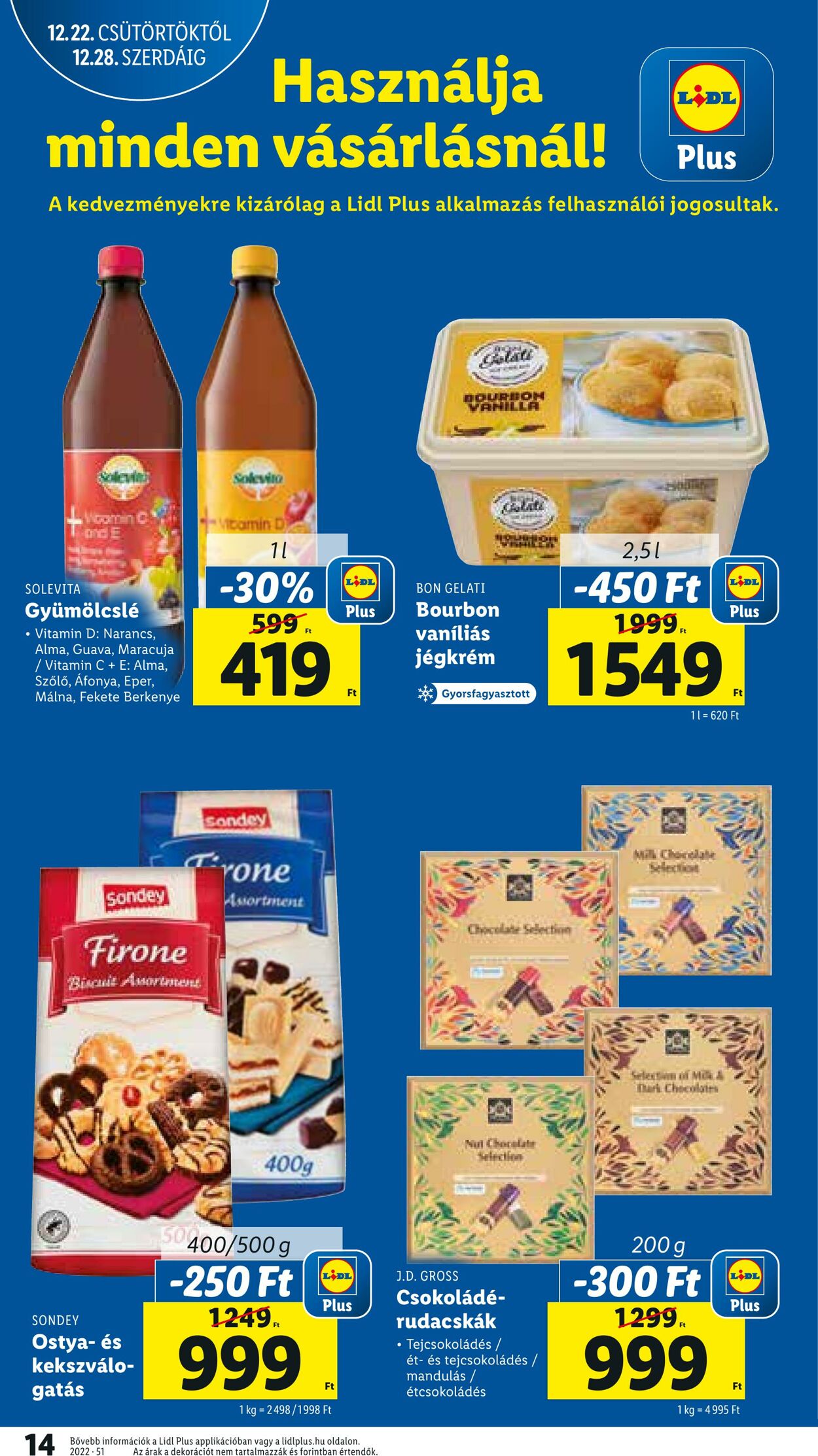 Flyer Lidl 22.12.2022 - 24.12.2022