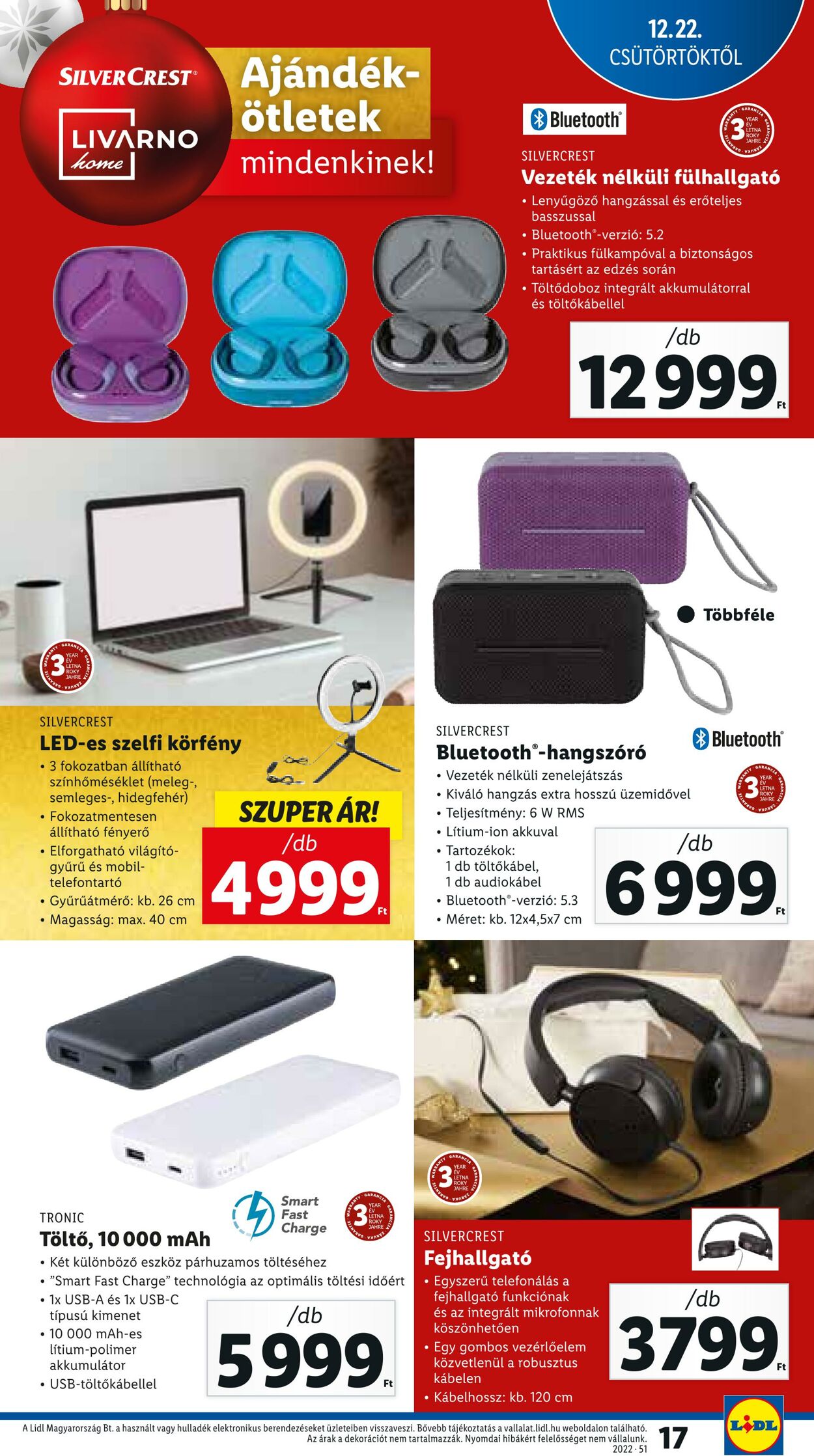 Flyer Lidl 22.12.2022 - 24.12.2022