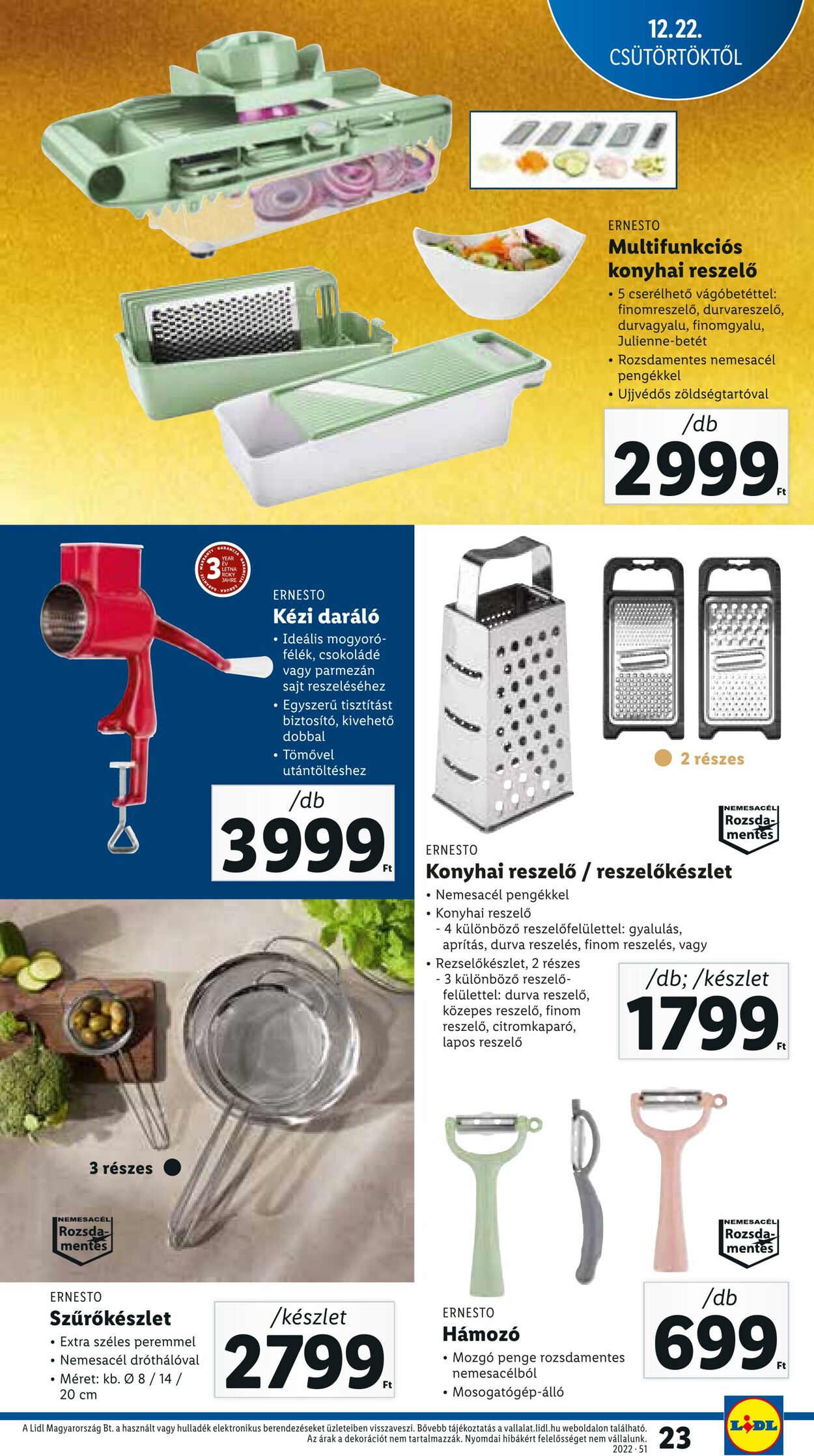 Flyer Lidl 22.12.2022 - 24.12.2022