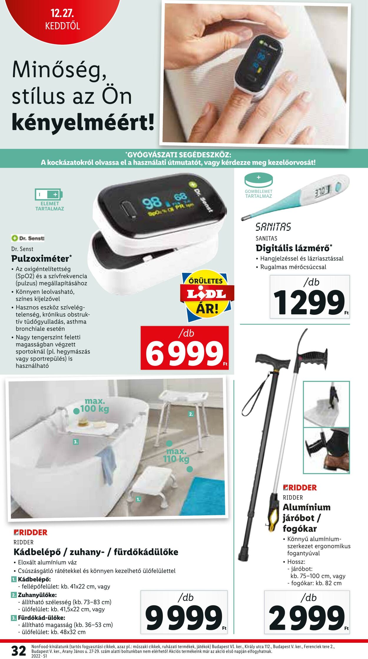 Flyer Lidl 22.12.2022 - 24.12.2022