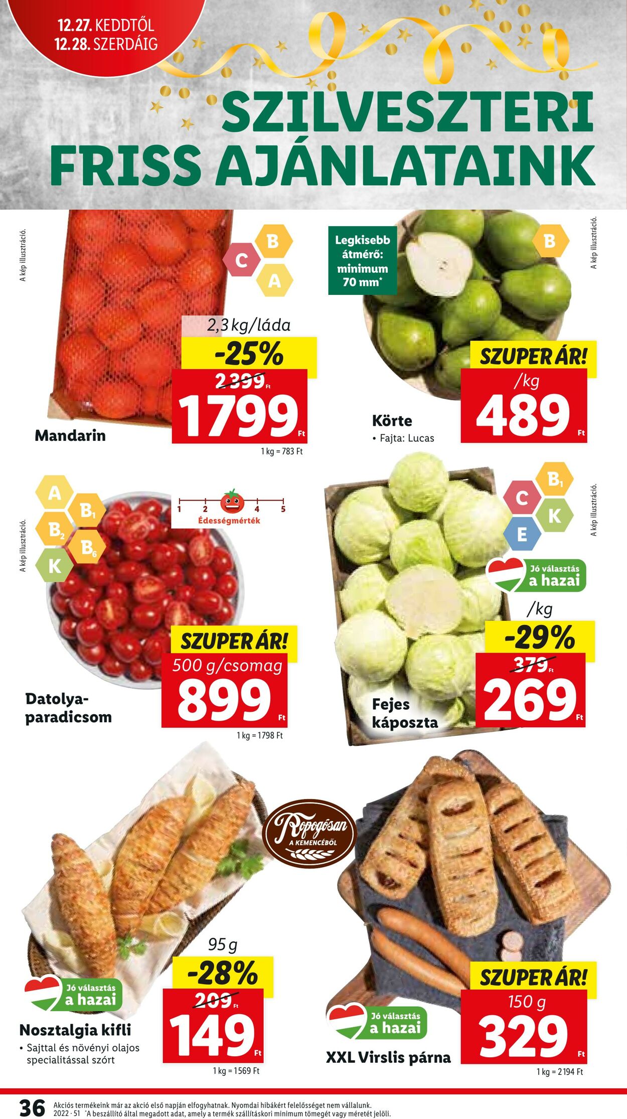 Flyer Lidl 22.12.2022 - 24.12.2022