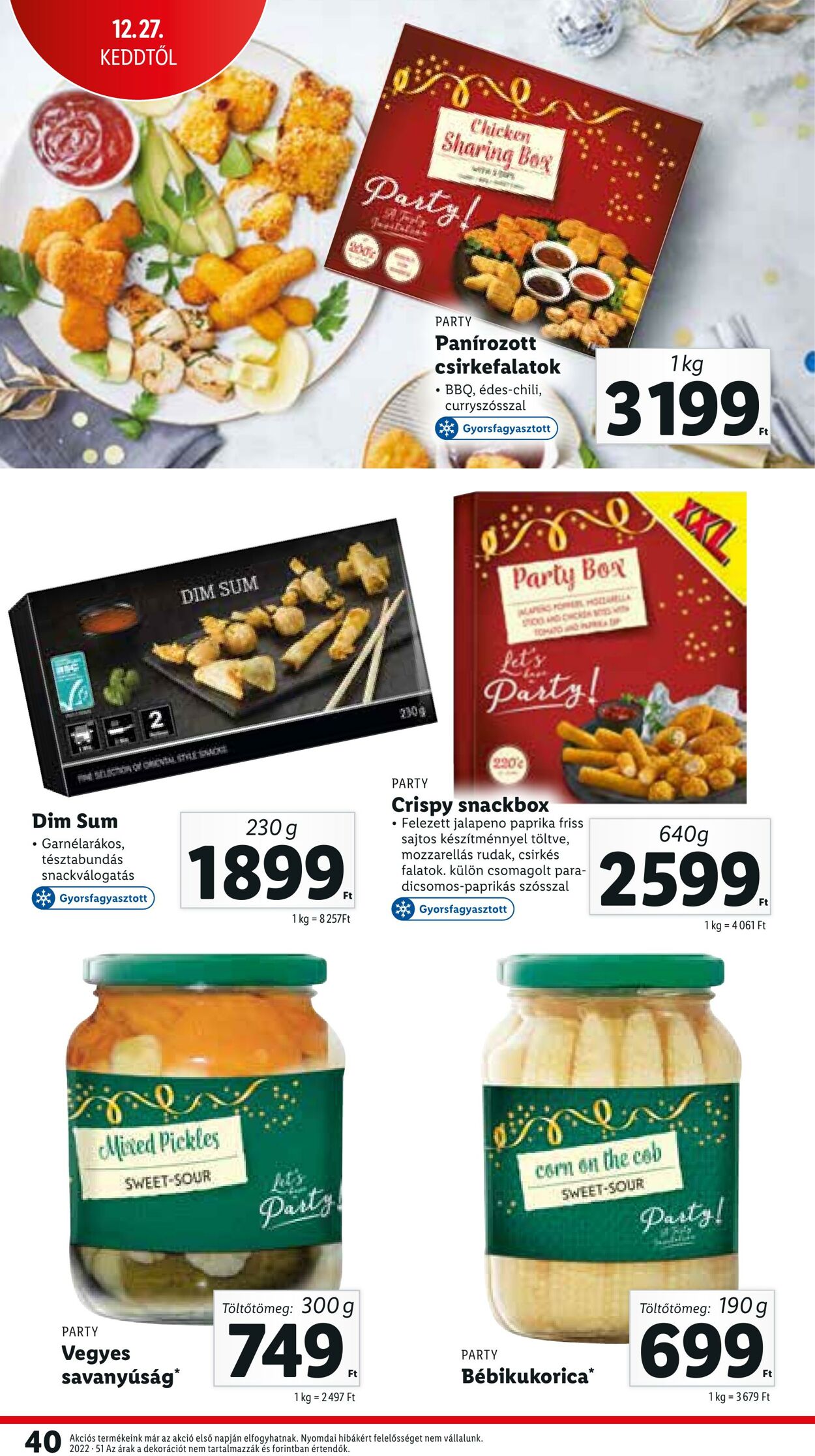 Flyer Lidl 22.12.2022 - 24.12.2022