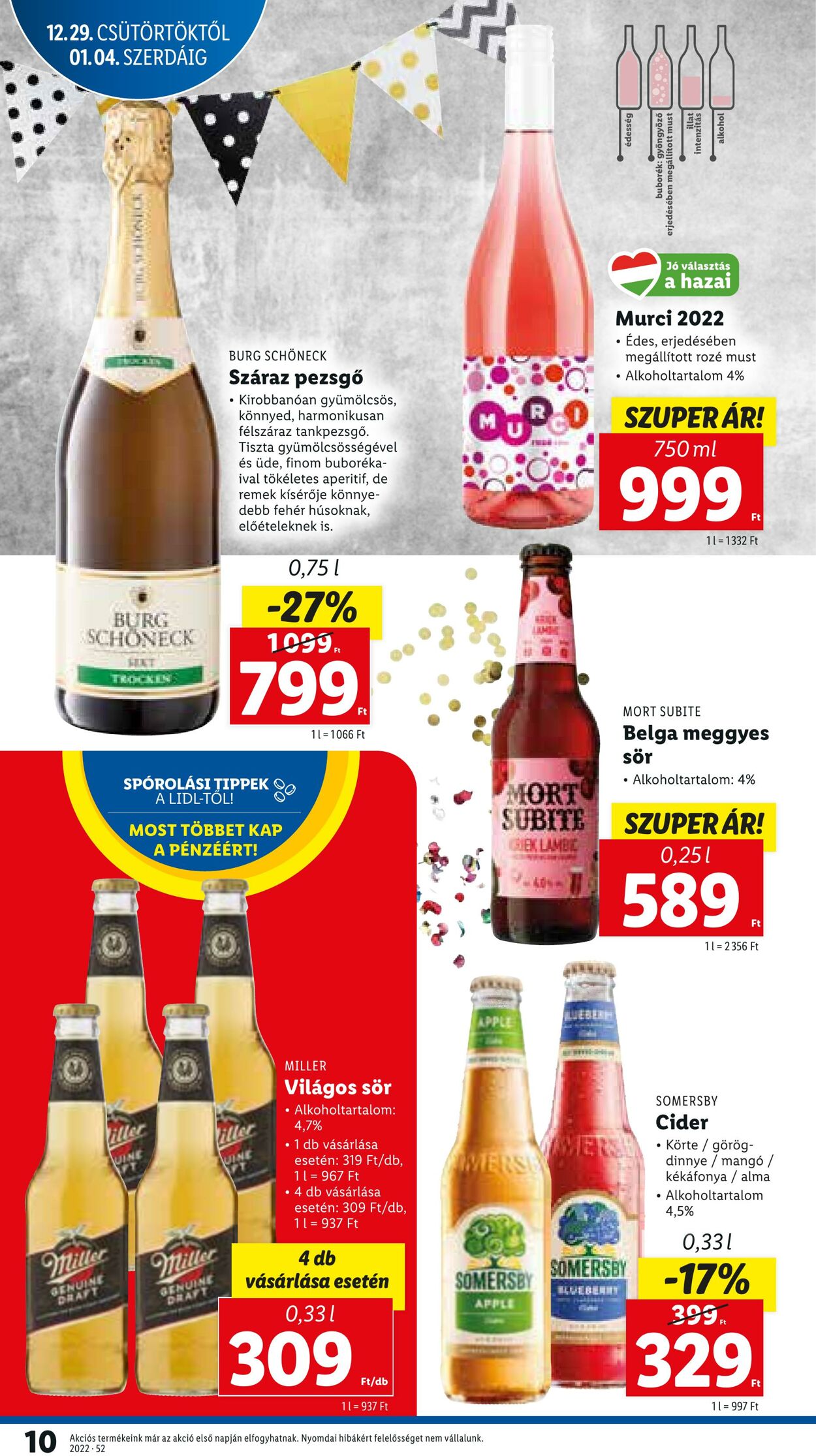 Flyer Lidl 29.12.2022 - 04.01.2023