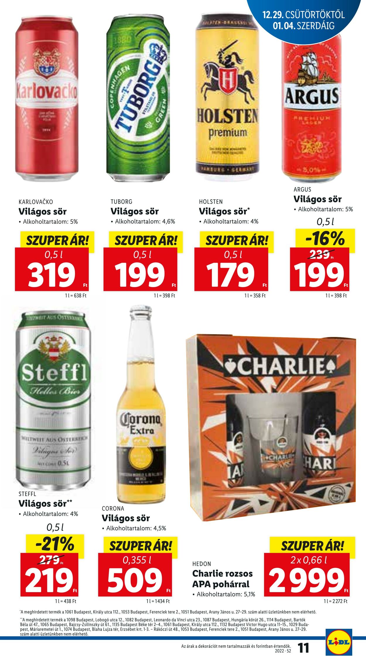 Flyer Lidl 29.12.2022 - 04.01.2023