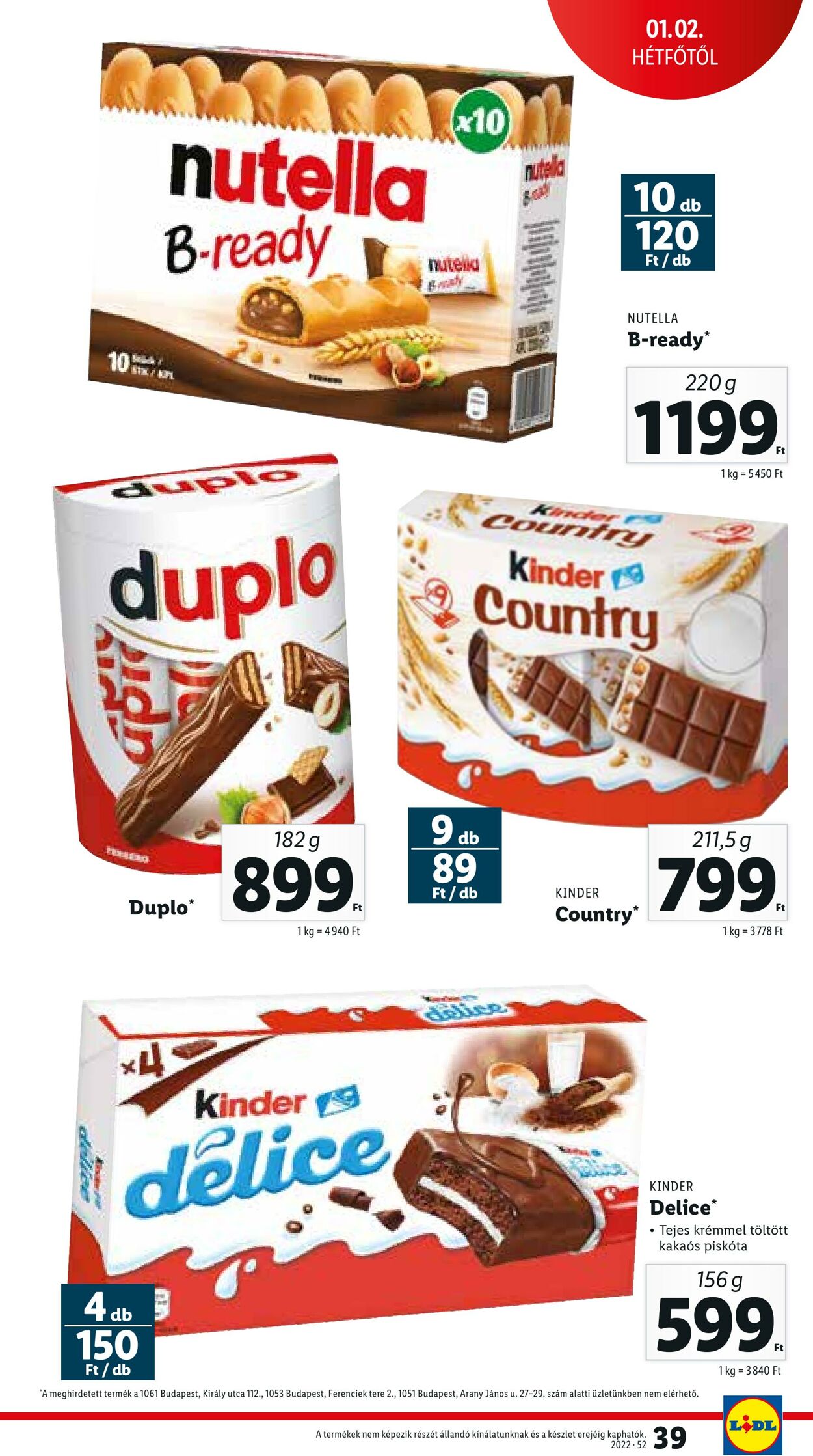 Flyer Lidl 29.12.2022 - 04.01.2023