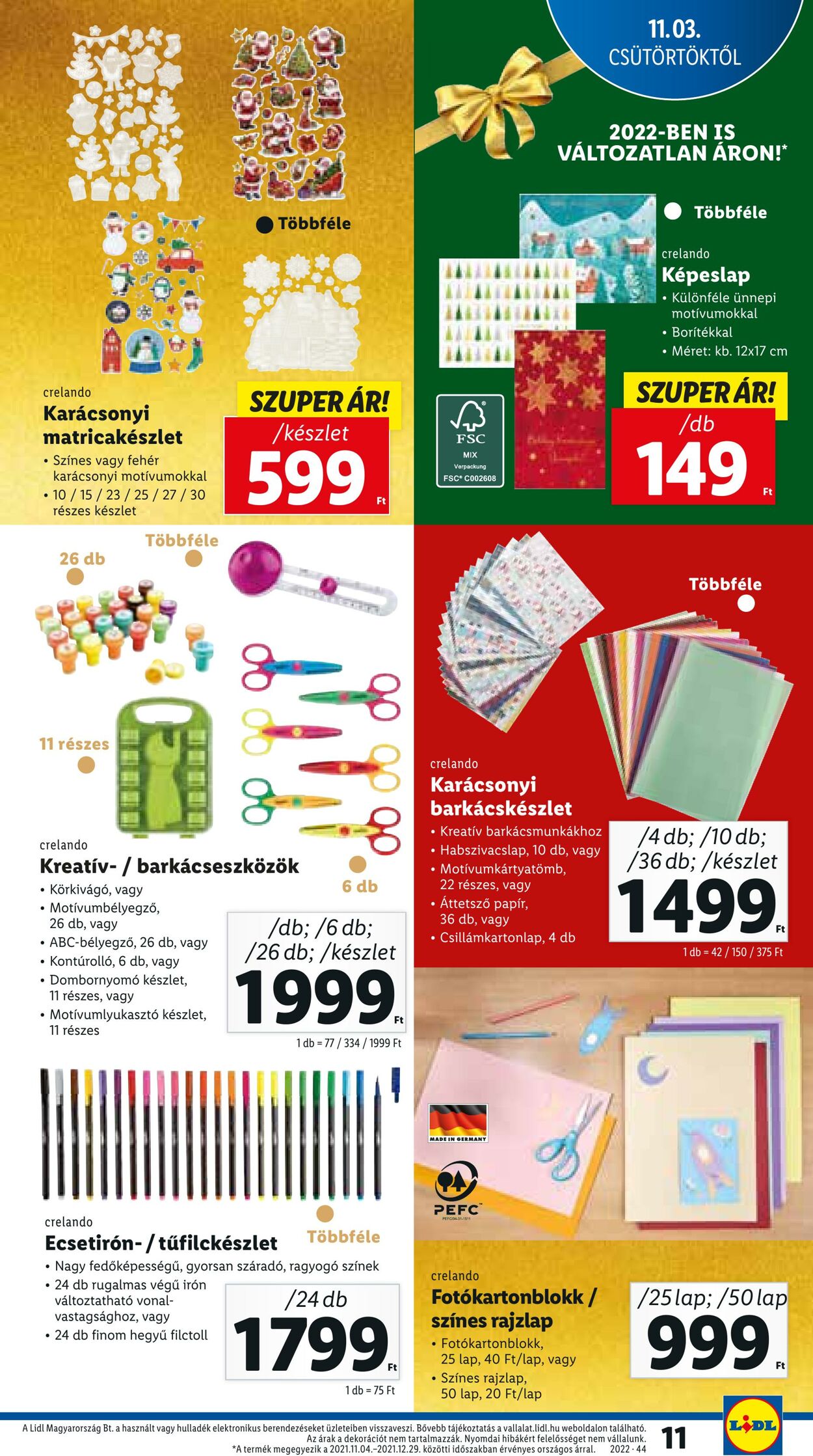 Flyer Lidl 03.11.2022 - 09.11.2022