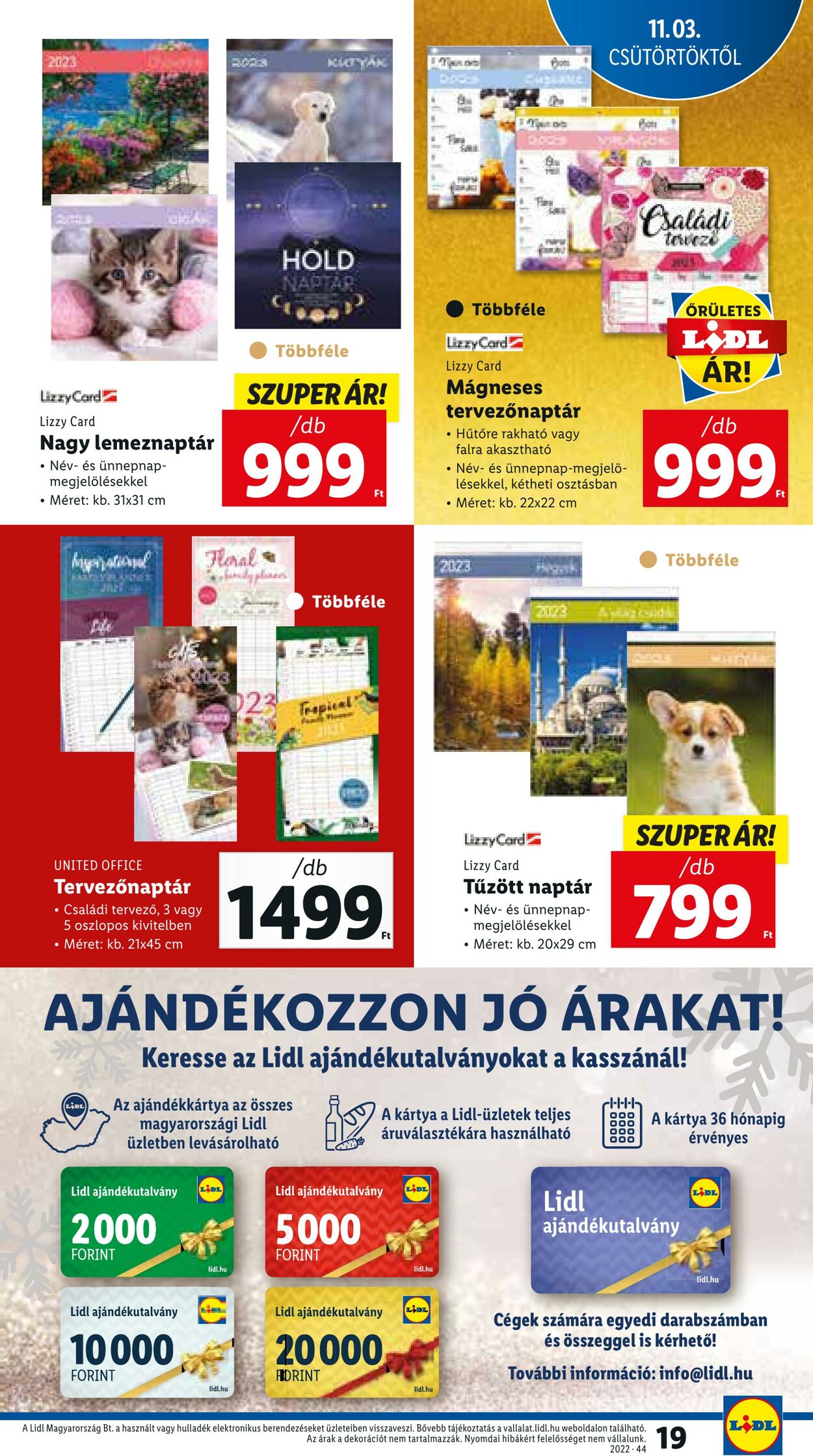 Flyer Lidl 03.11.2022 - 09.11.2022