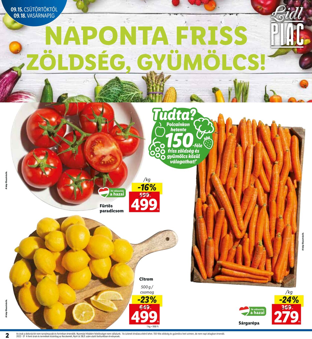 Flyer Lidl 15.09.2022 - 18.09.2022