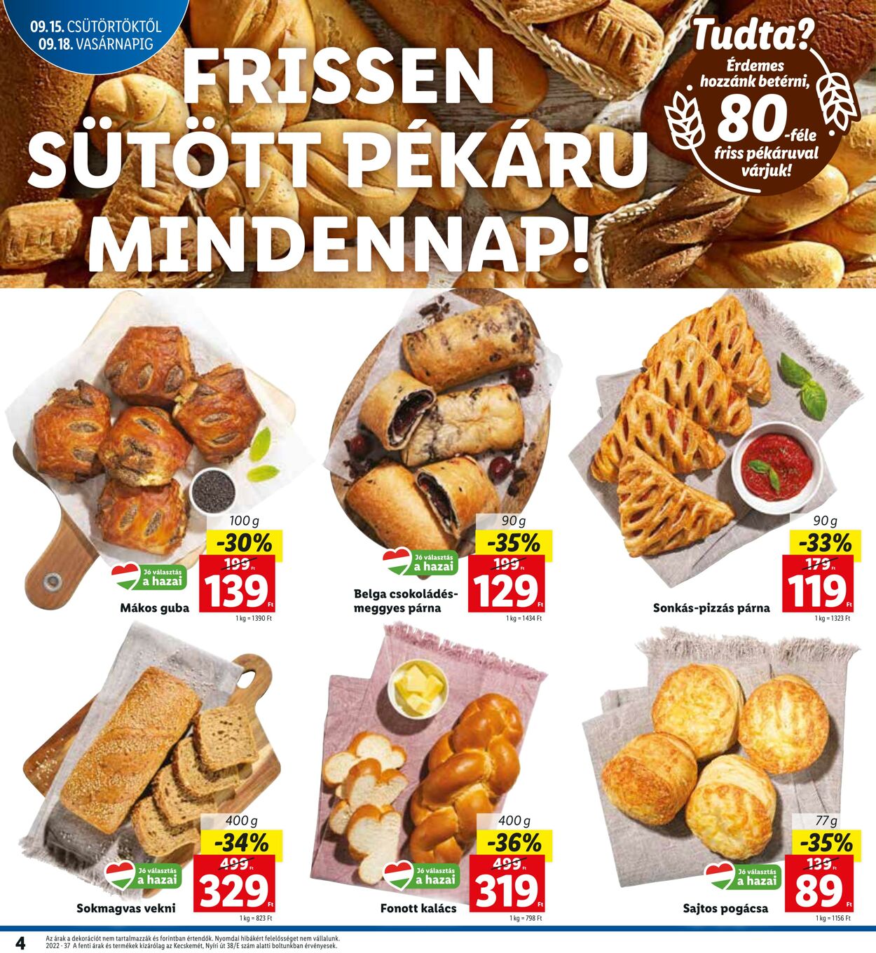 Flyer Lidl 15.09.2022 - 18.09.2022