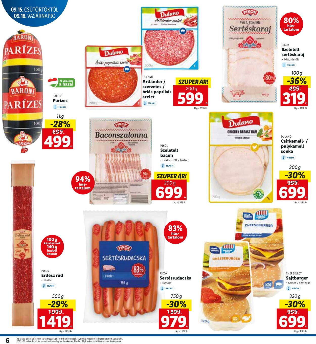 Flyer Lidl 15.09.2022 - 18.09.2022