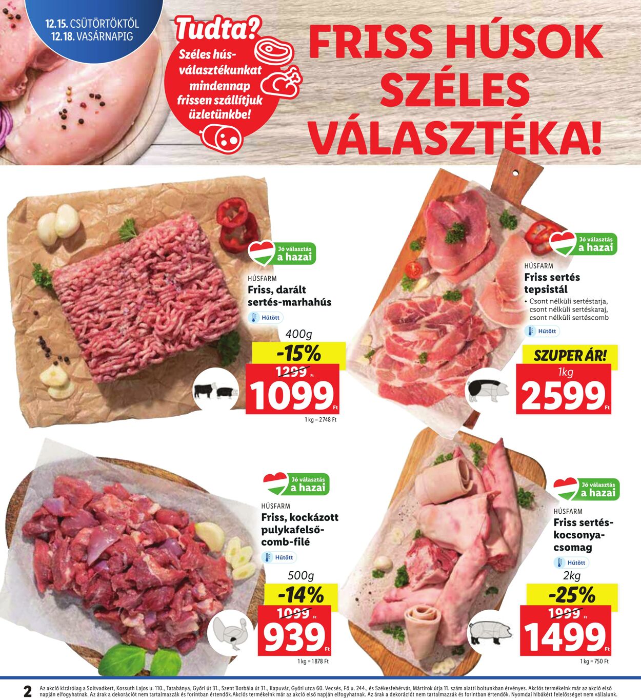 Flyer Lidl 15.12.2022 - 18.12.2022