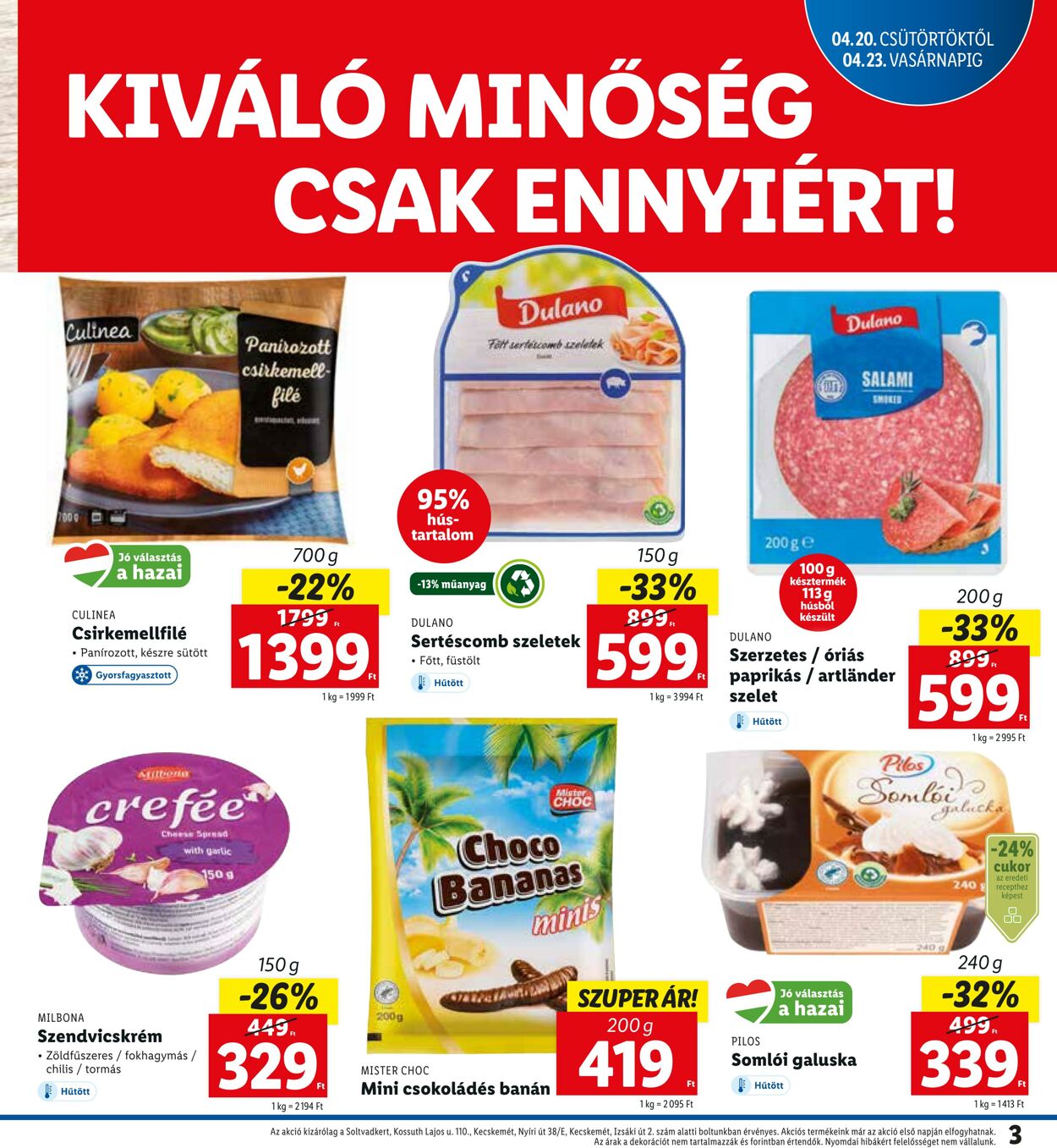 Flyer Lidl 20.04.2023 - 23.04.2023