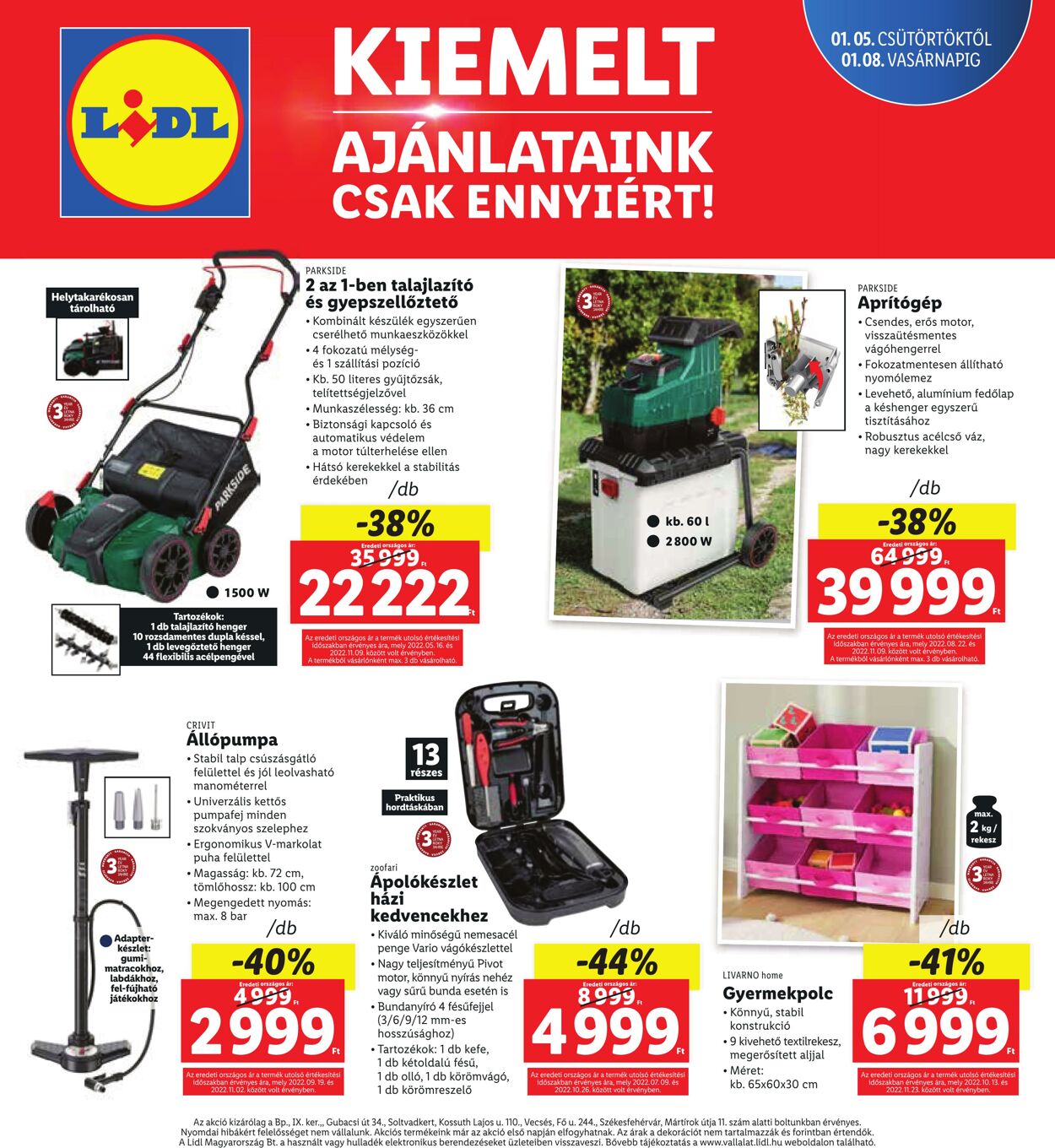 Flyer Lidl 05.01.2022 - 08.01.2023