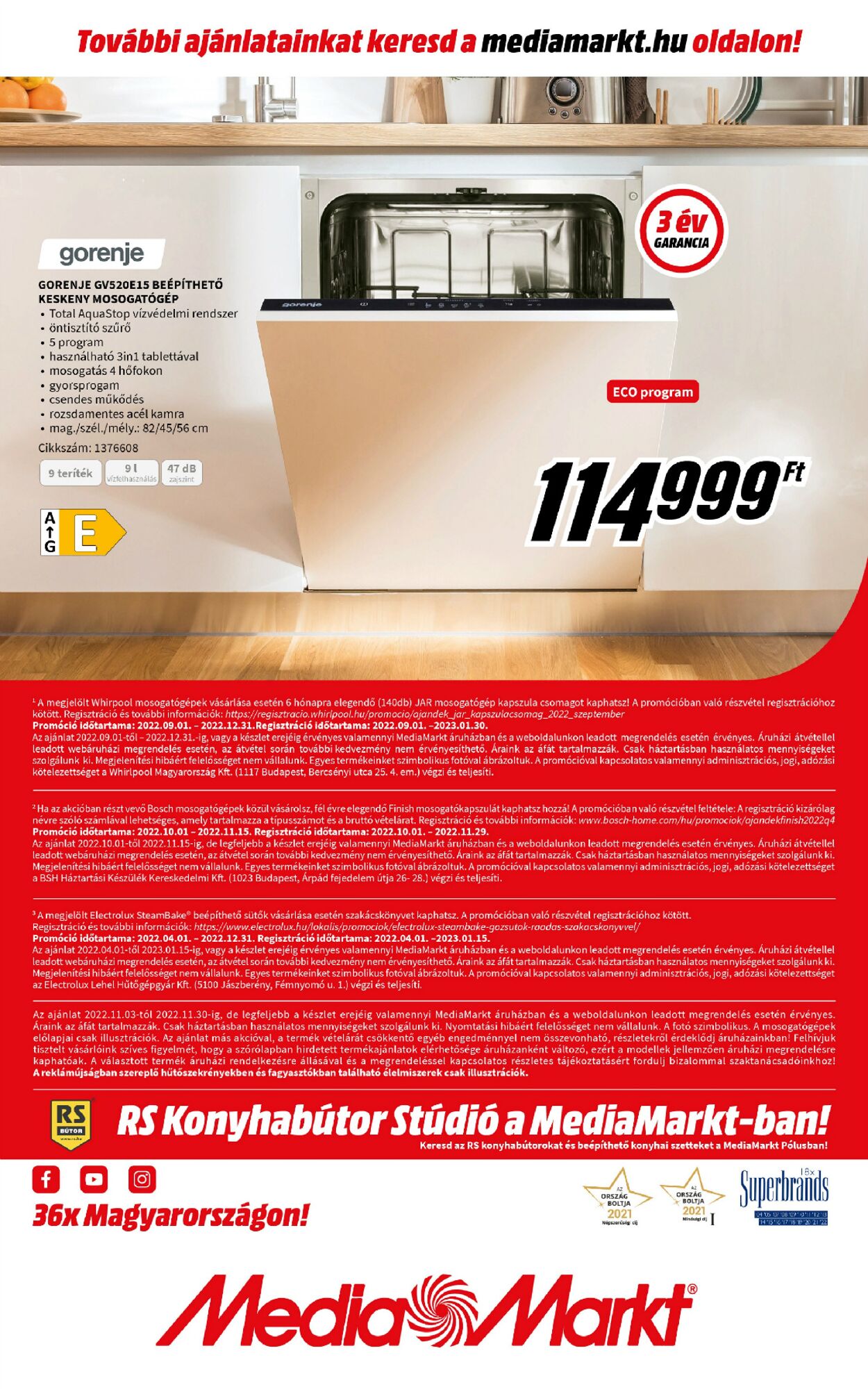 Flyer Media Markt 03.11.2022 - 30.11.2022