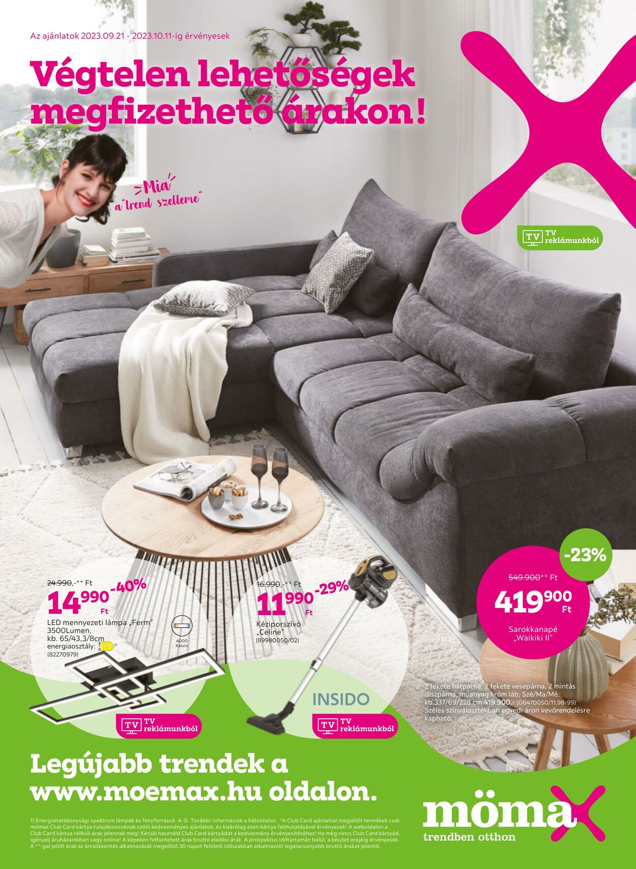 Flyer Mömax 21.09.2023 - 11.10.2023