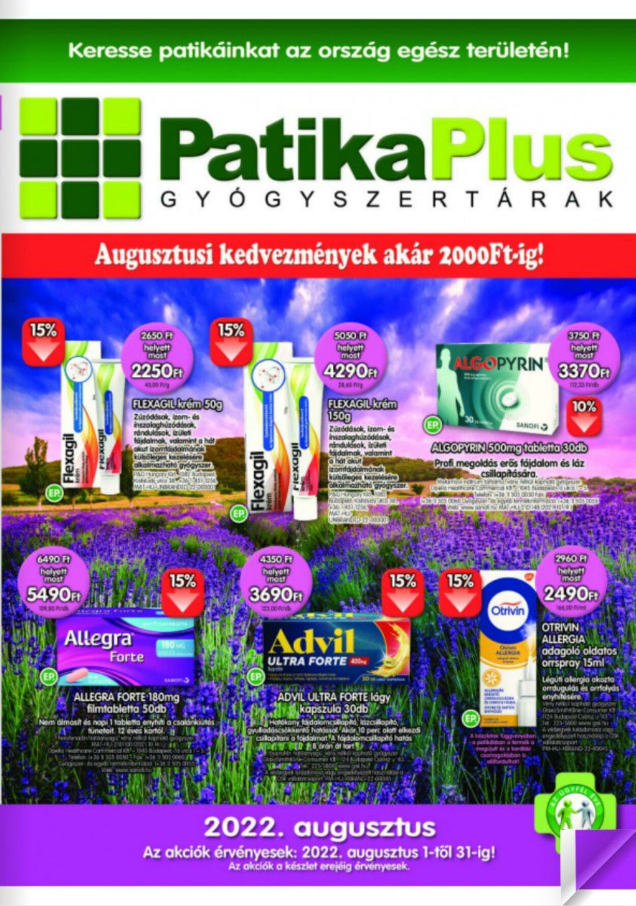 Flyer PatikaPlus 01.08.2022 - 31.08.2022