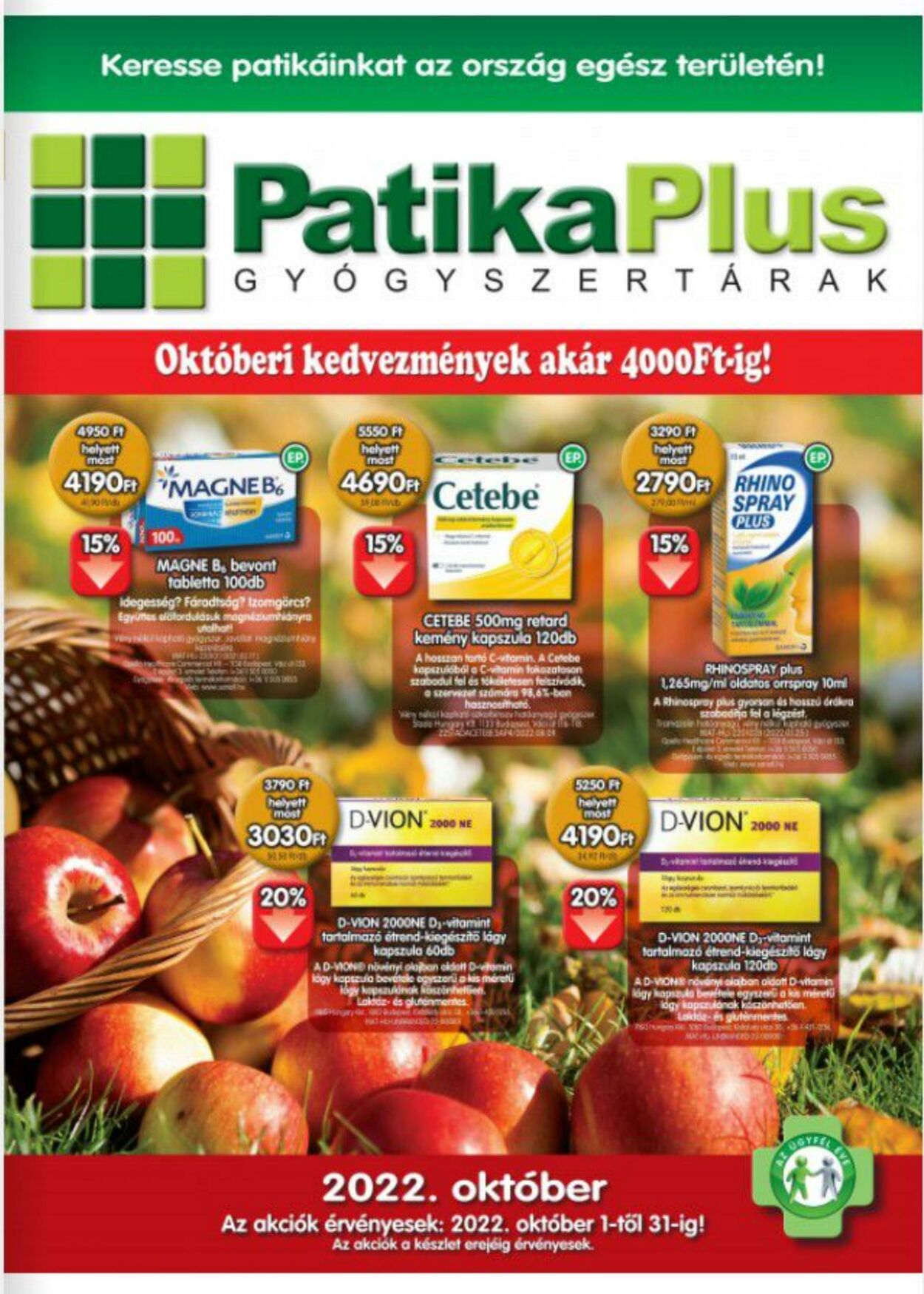 Flyer PatikaPlus 01.10.2022 - 31.10.2022