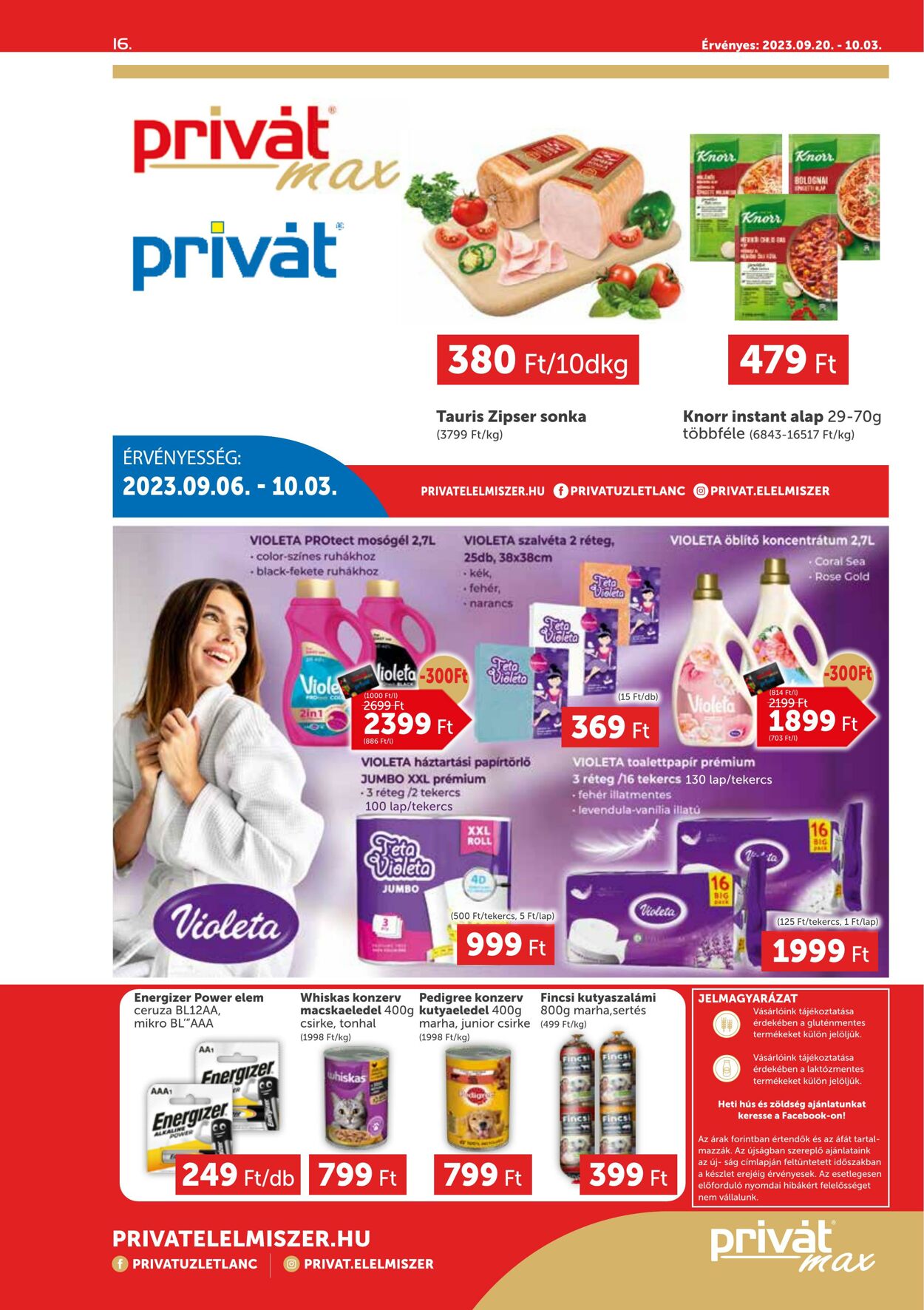 Flyer Privát 20.09.2023 - 03.10.2023