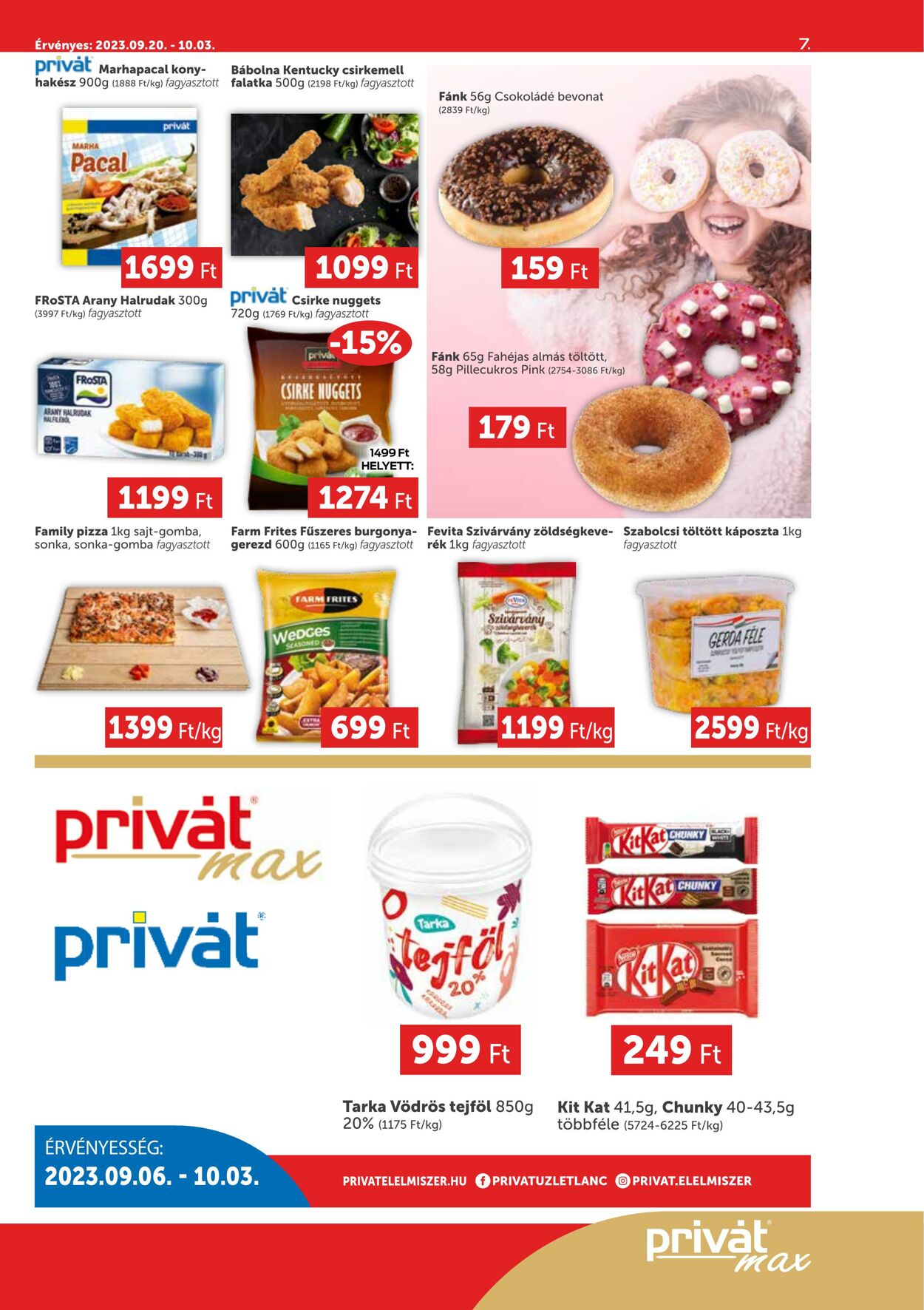 Flyer Privát 20.09.2023 - 03.10.2023