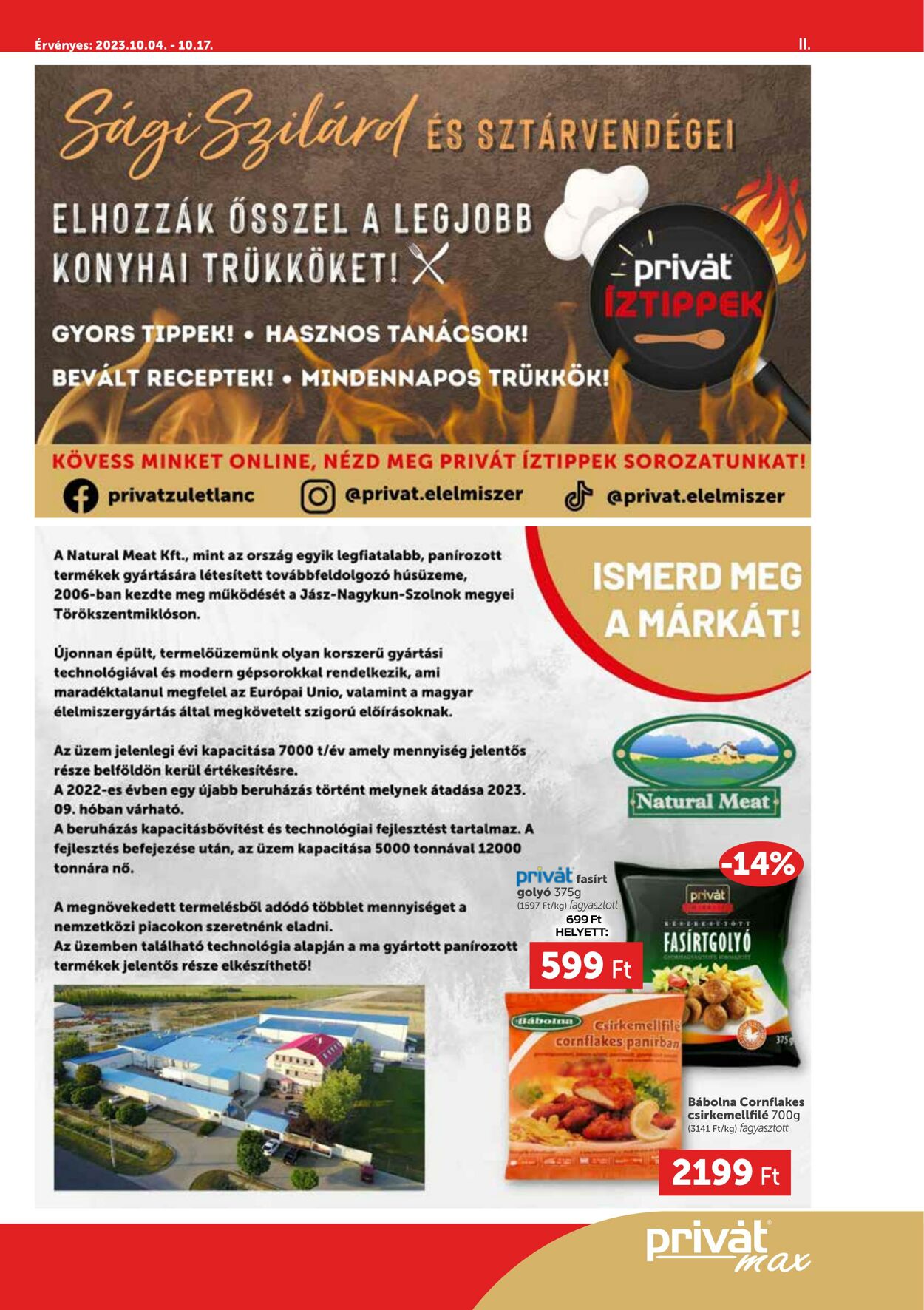 Flyer Privát 04.10.2023 - 17.10.2023