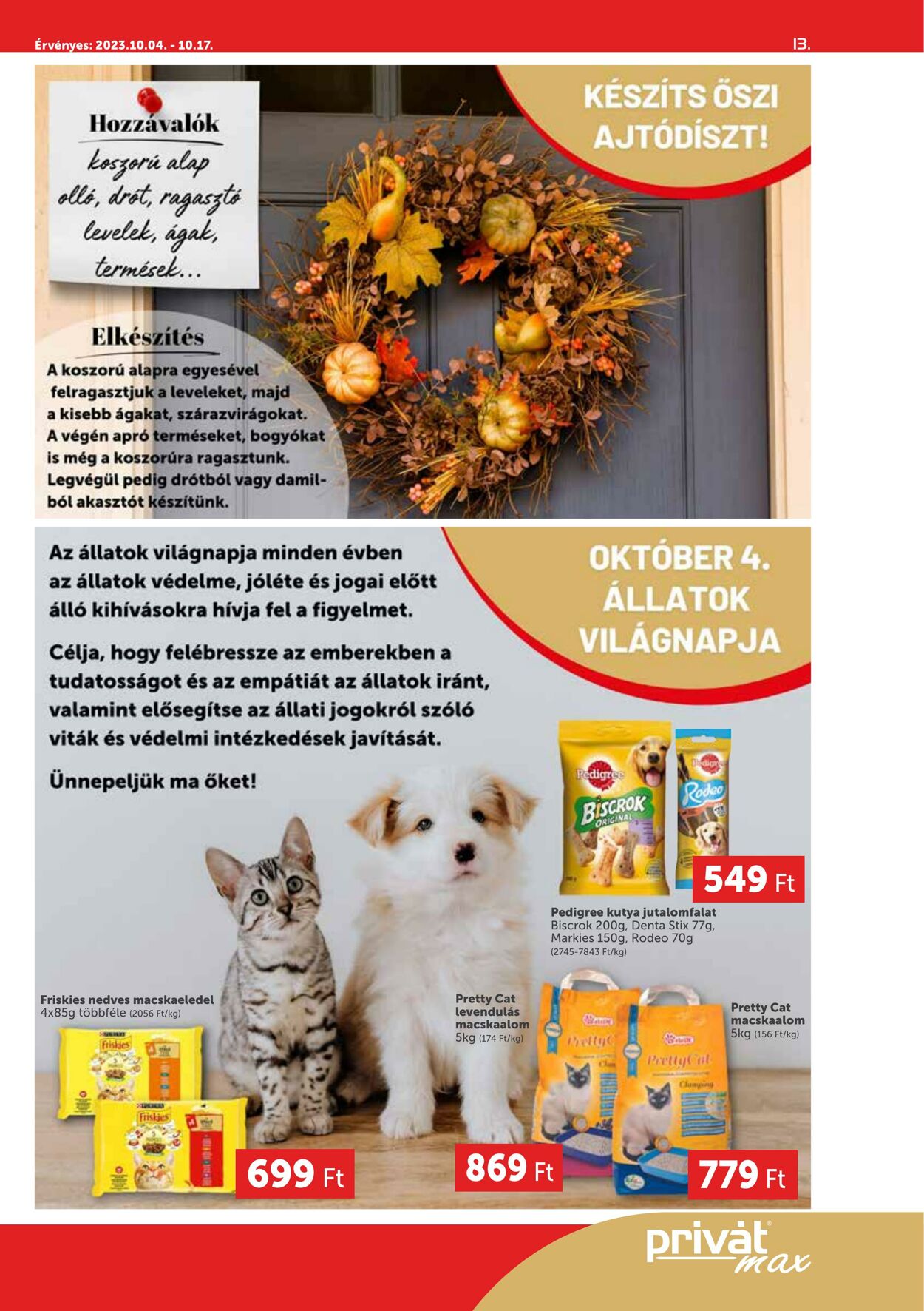 Flyer Privát 04.10.2023 - 17.10.2023