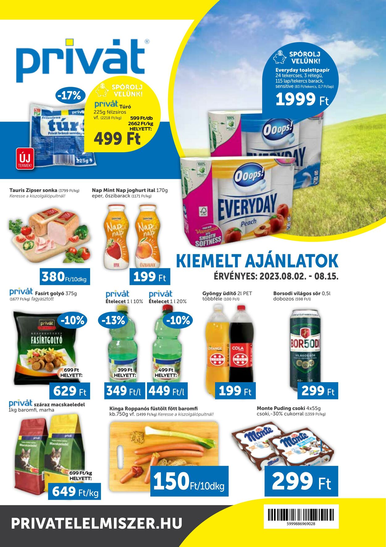 Flyer Privát 02.08.2023 - 15.08.2023