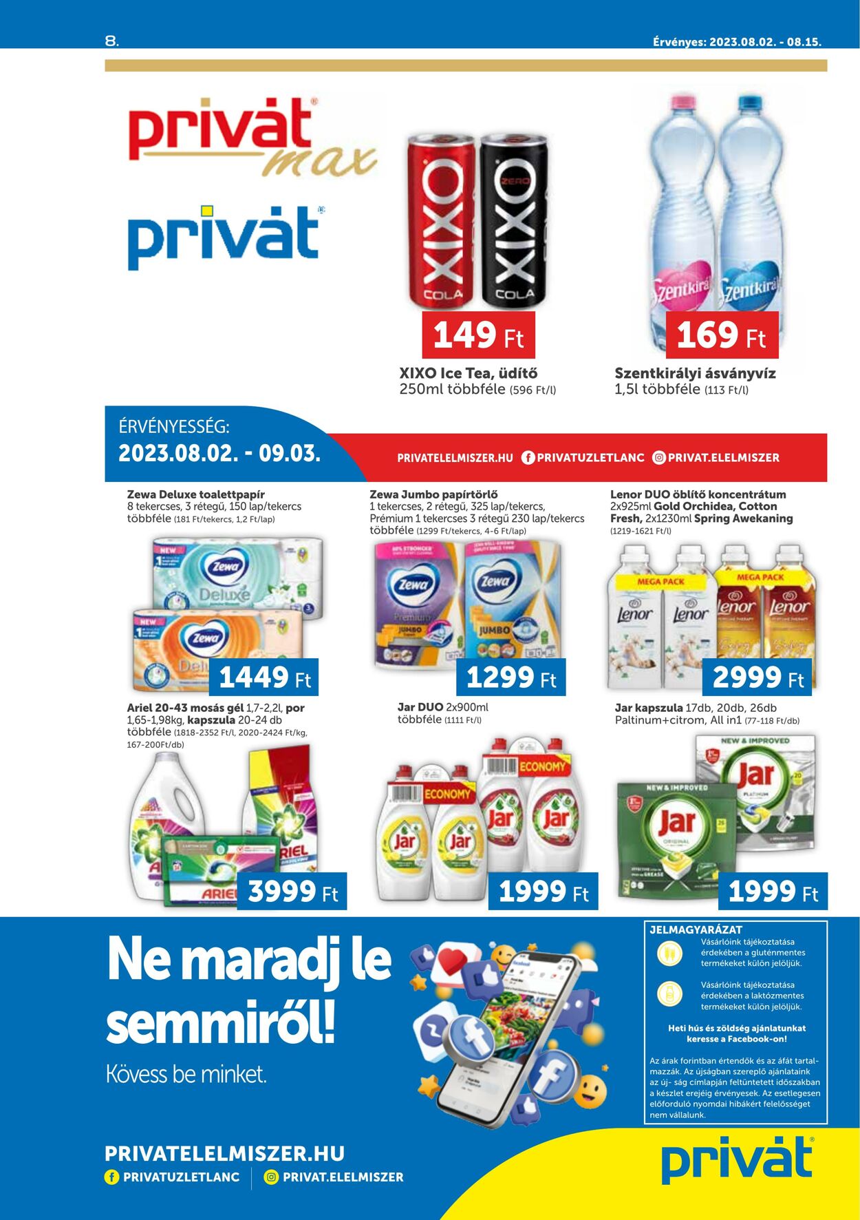 Flyer Privát 02.08.2023 - 15.08.2023