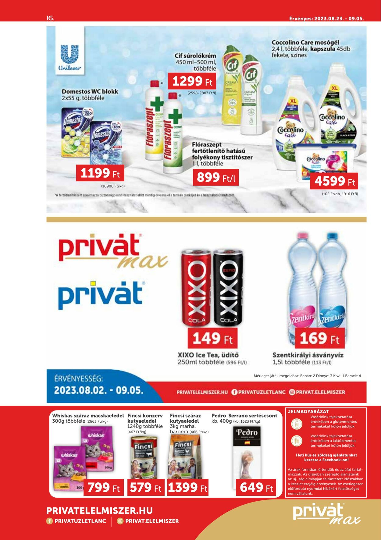 Flyer Privát 23.08.2023 - 05.09.2023