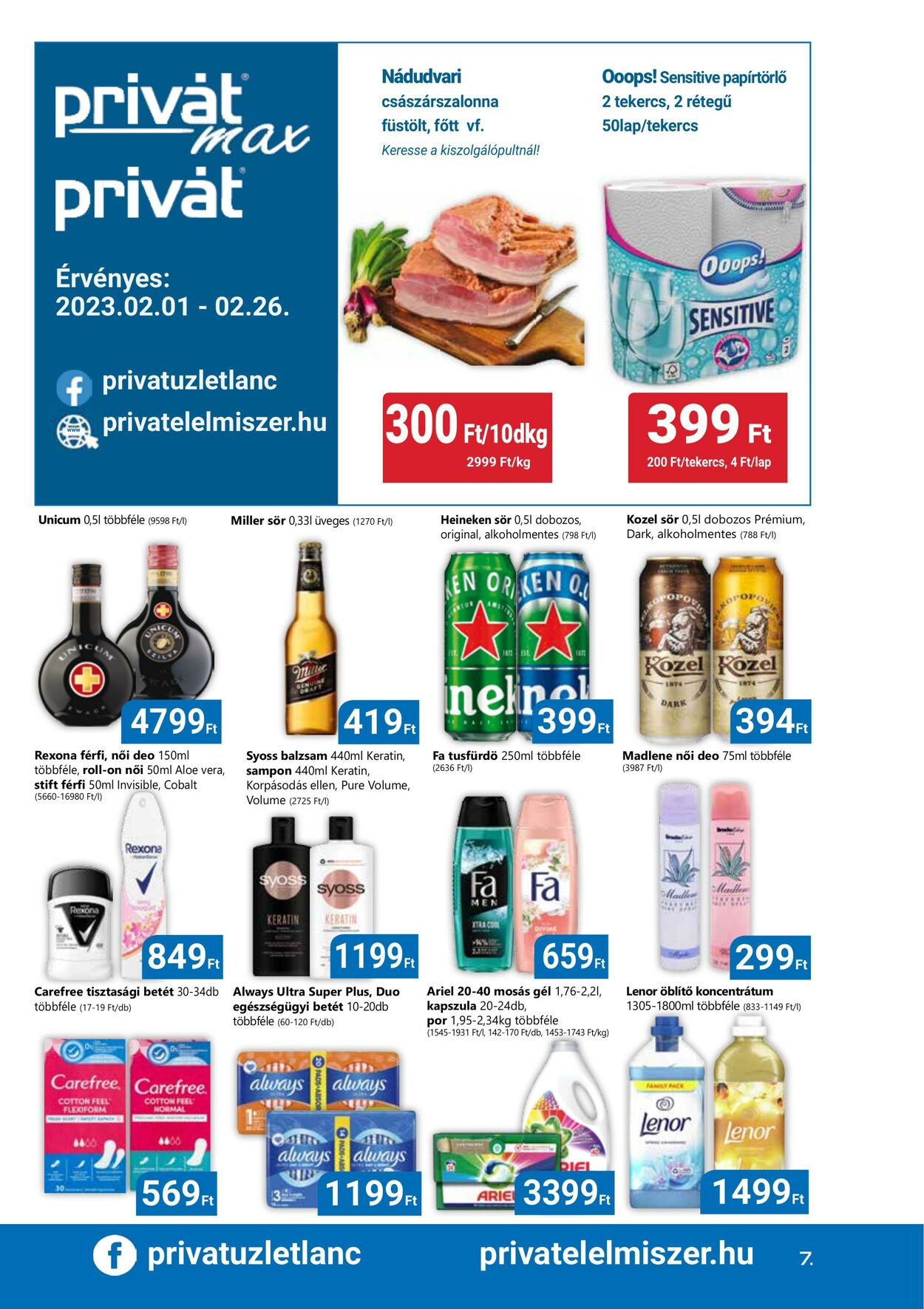 Flyer Privát 01.02.2023 - 12.02.2023