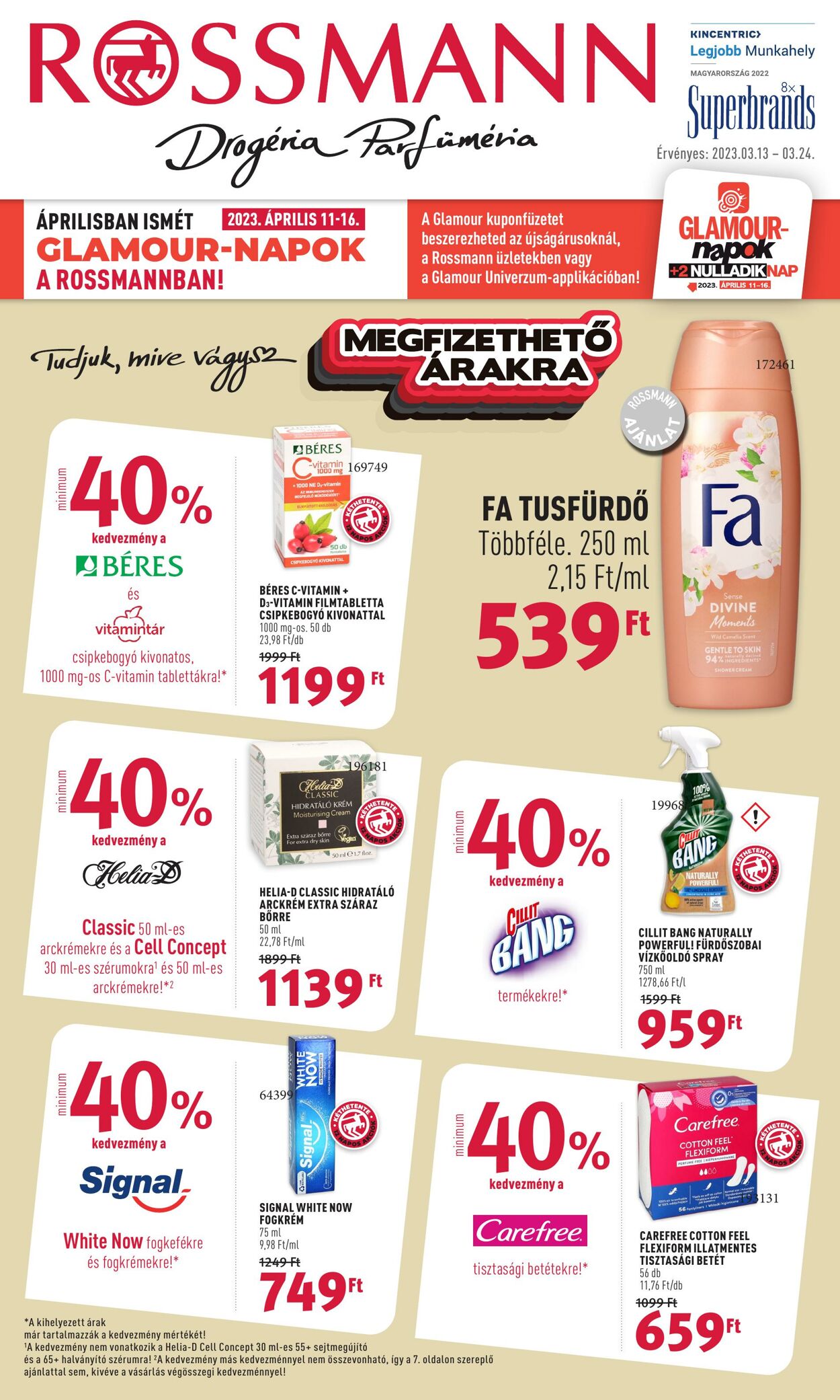 Flyer Rossmann 13.03.2023 - 24.03.2023