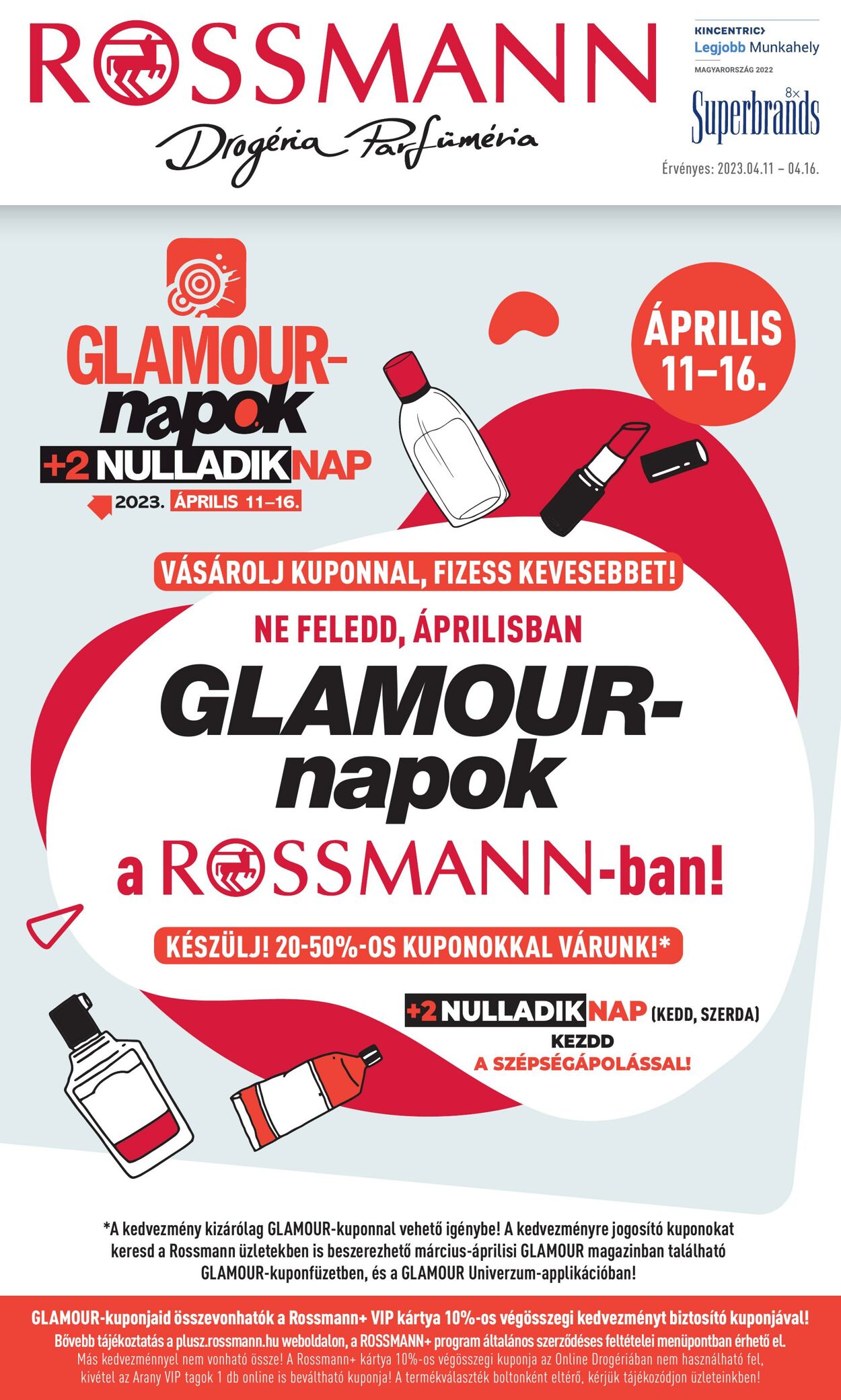 Flyer Rossmann 11.04.2023 - 16.04.2023