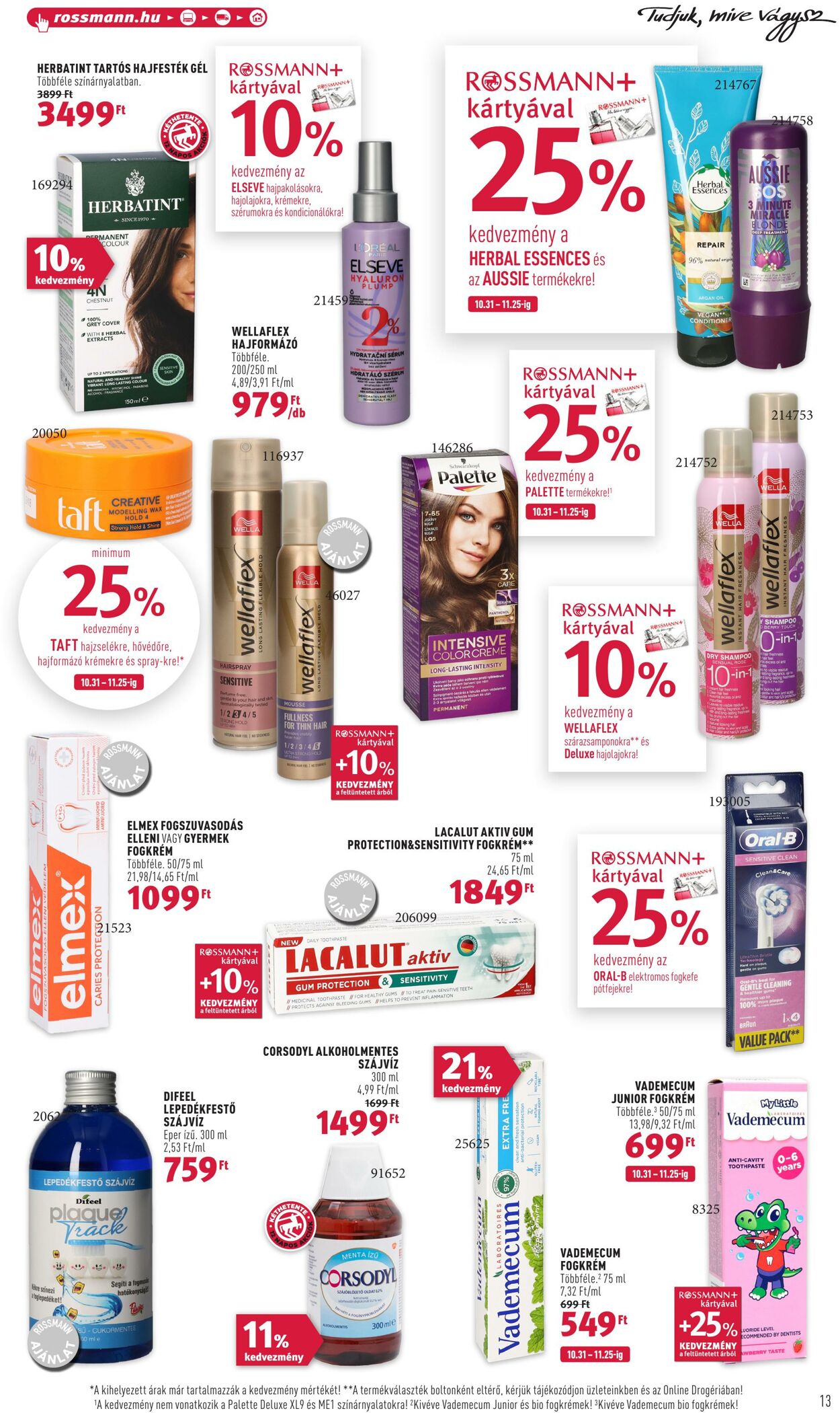 Flyer Rossmann 14.11.2022 - 25.11.2022