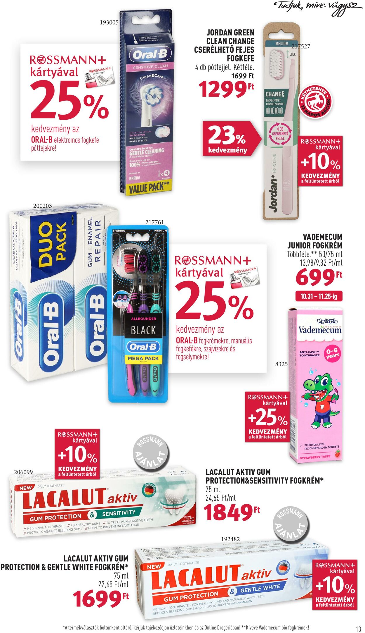 Flyer Rossmann 14.11.2022 - 25.11.2022